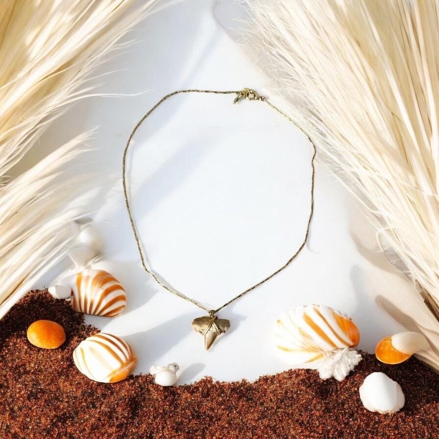 Feral Grace Fossil Shark Tooth Necklace