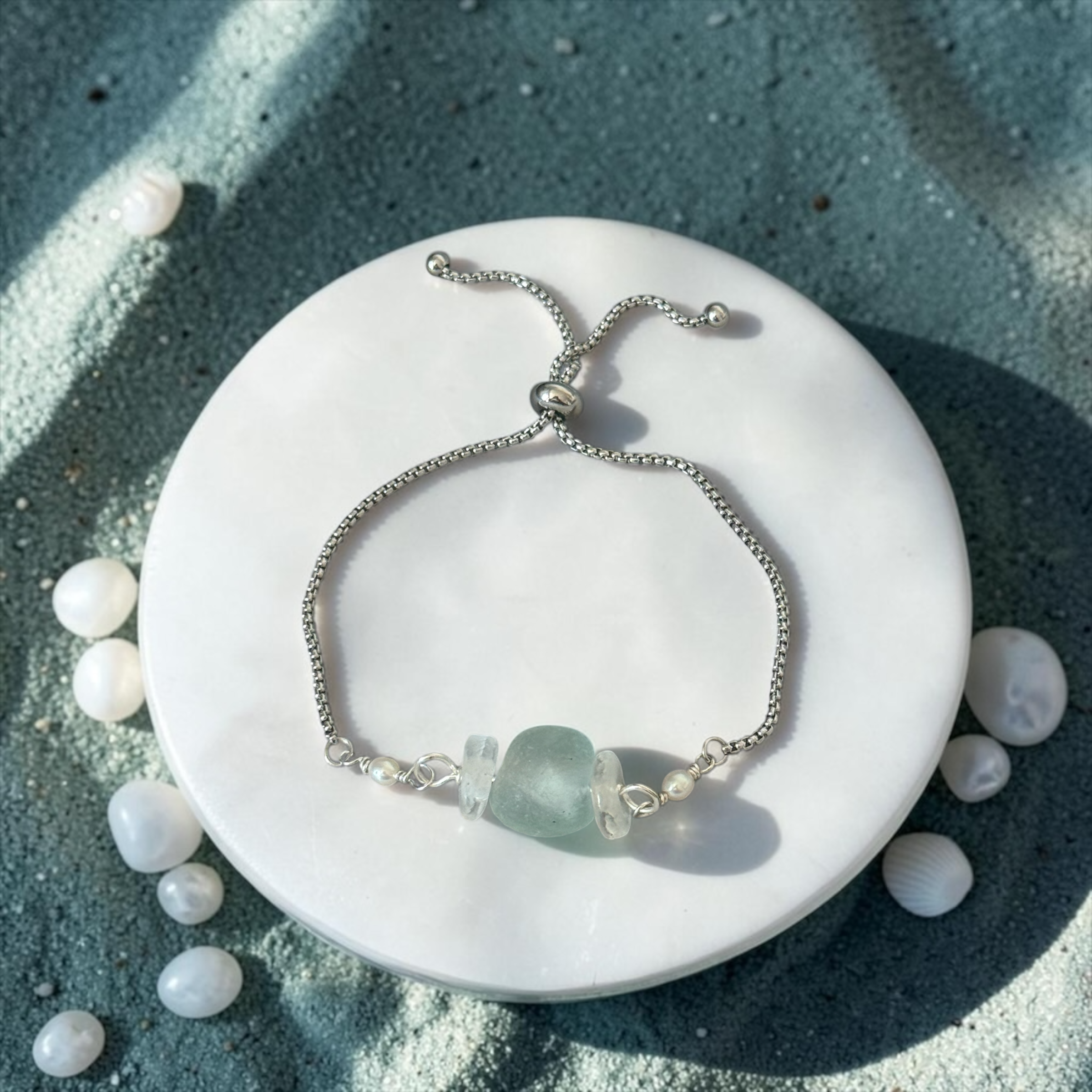 Ocean Core Slider Bolo Bracelet — Tidal Minimal Luxe