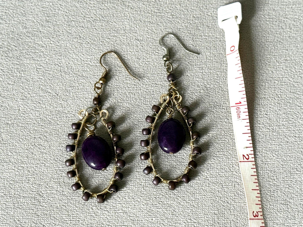Midnight Bloom Earrings