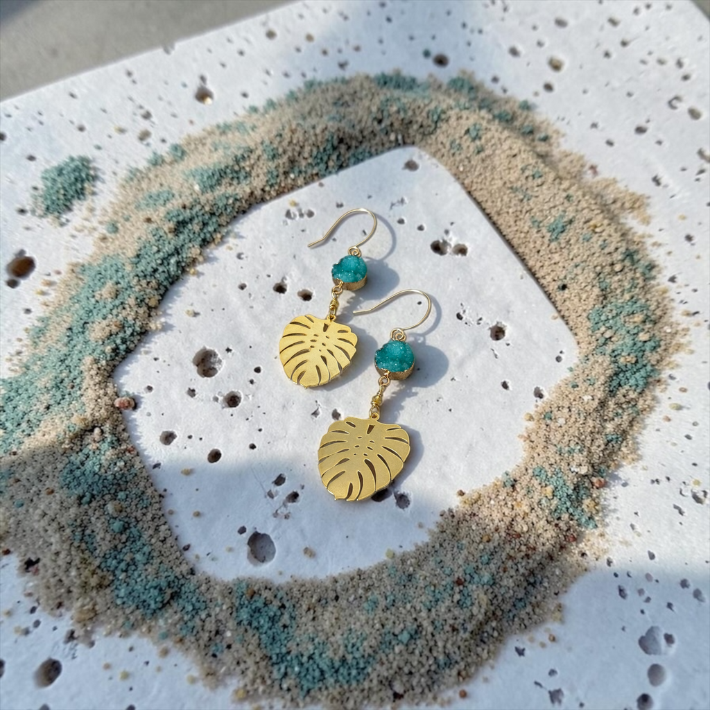Aqua Afterglow Earrings