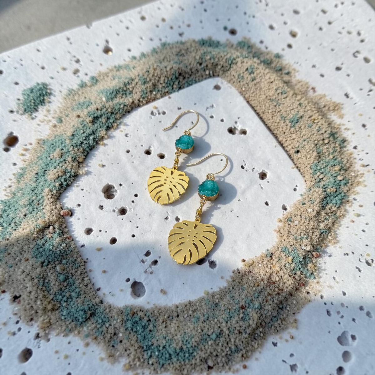 Aqua Afterglow Earrings
