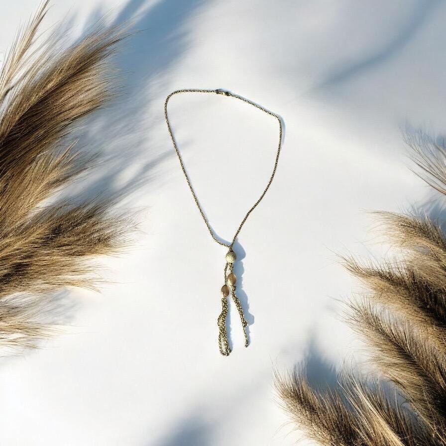 Golden Tassel Necklace