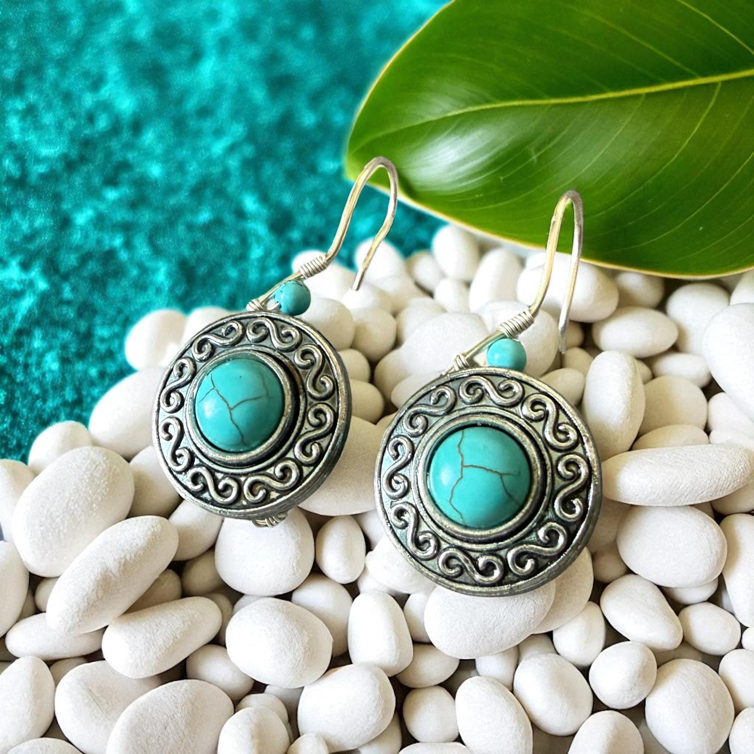 Turquoise Reverie Luxe Drop Earrings