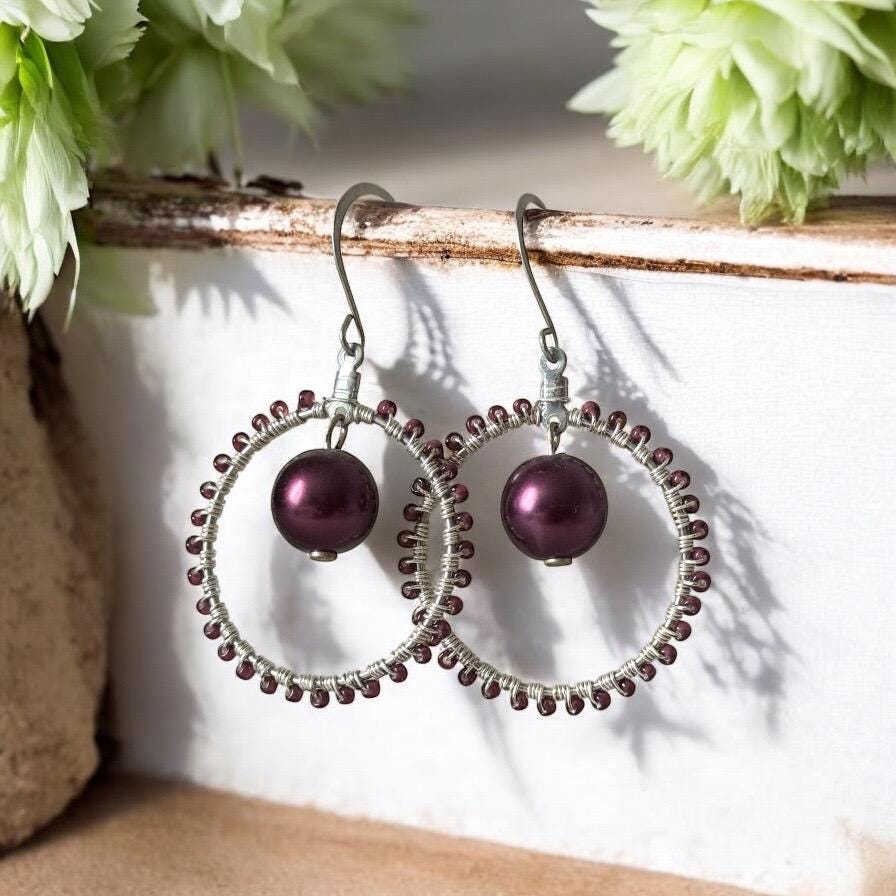 Velvet Orbit Earrings