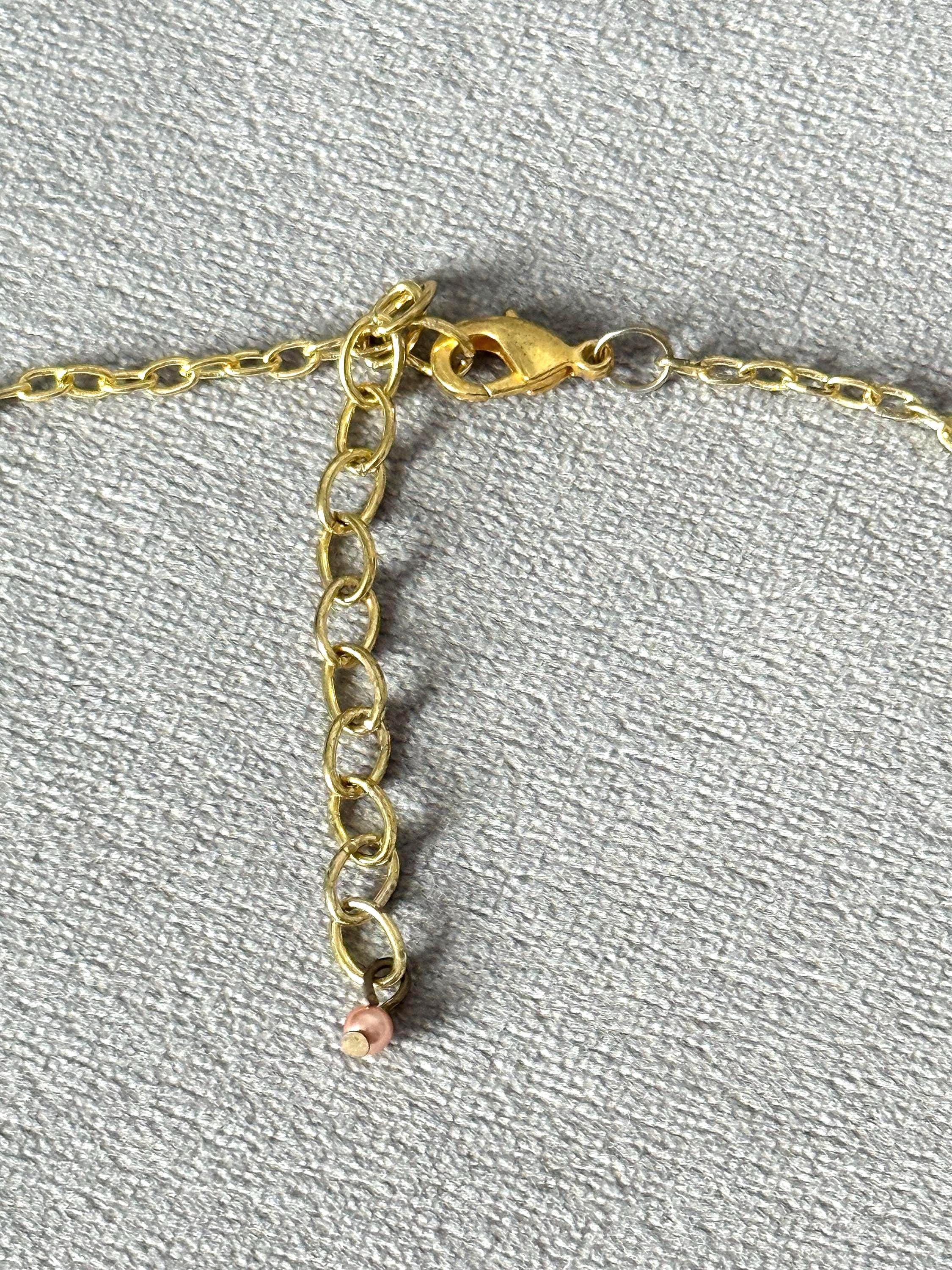 Palm Pink Charm Necklace