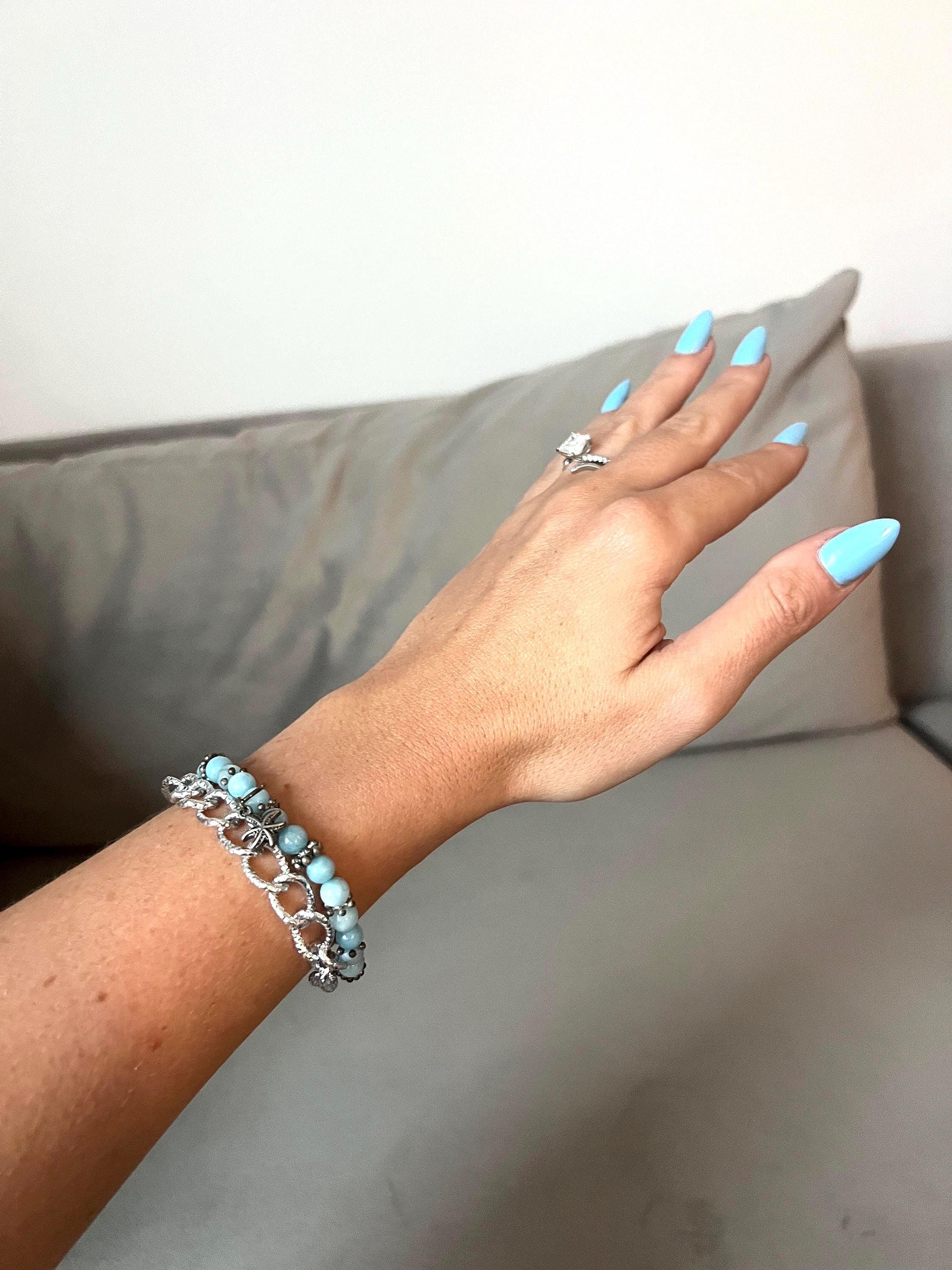 Ocean Chain Charm Bracelet