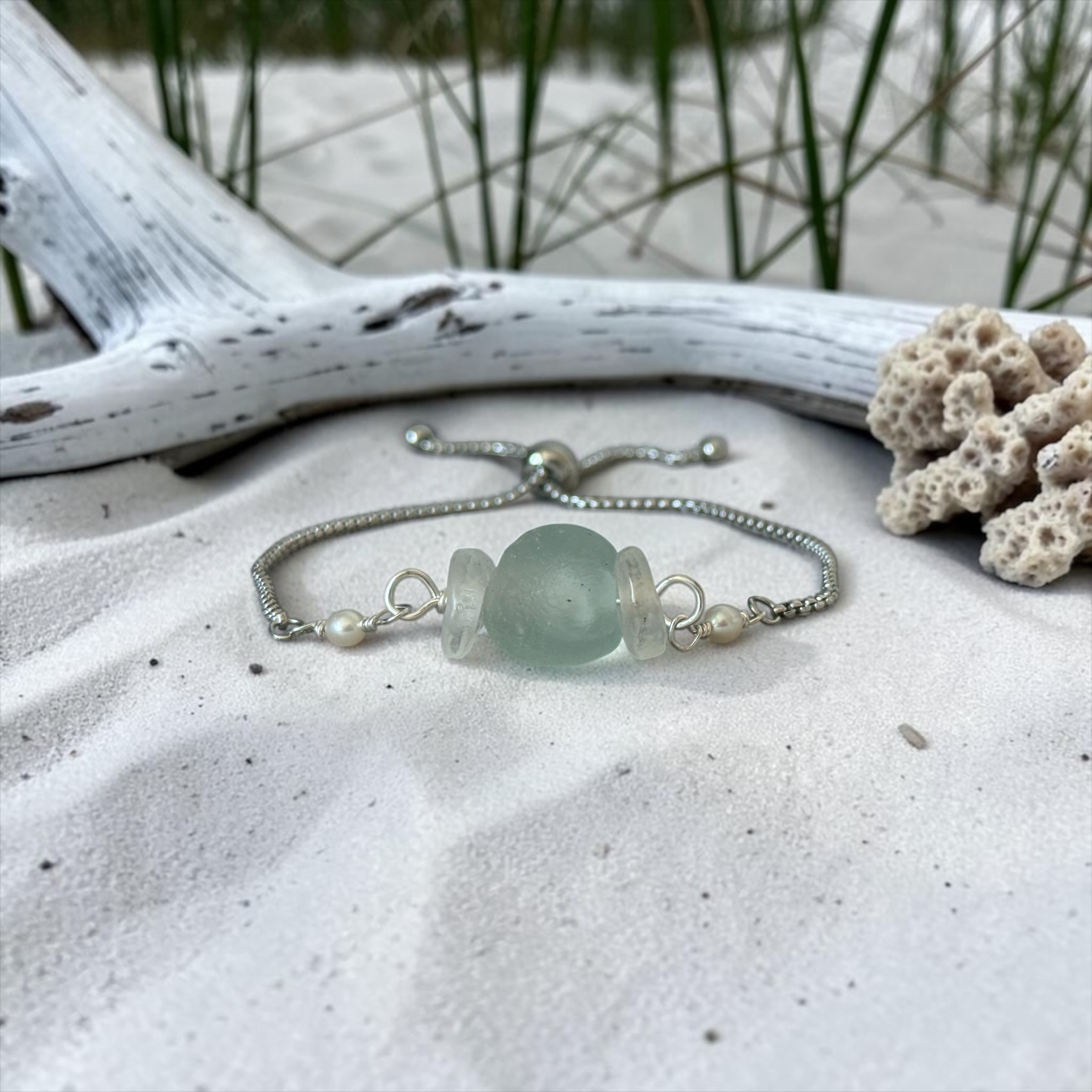 Ocean Core Slider Bolo Bracelet — Tidal Minimal Luxe