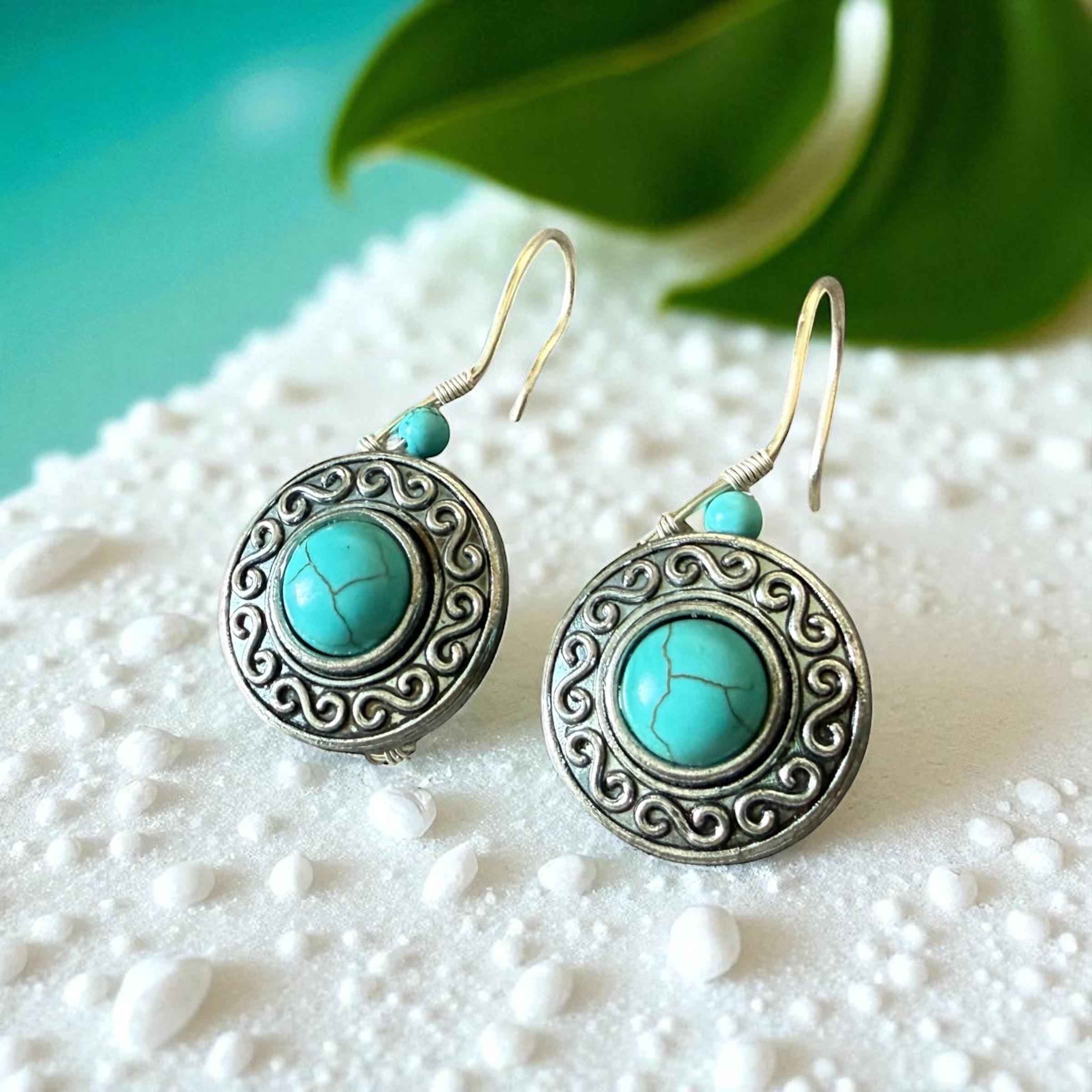 Turquoise Reverie Luxe Drop Earrings