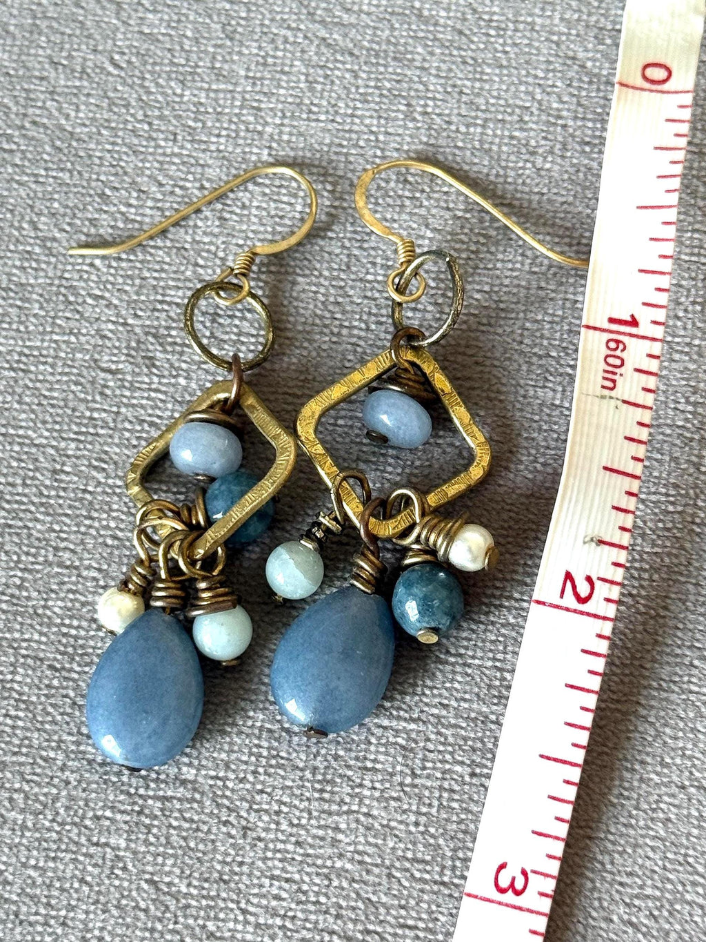 Arctic Muse Drop Earrings (Gold)