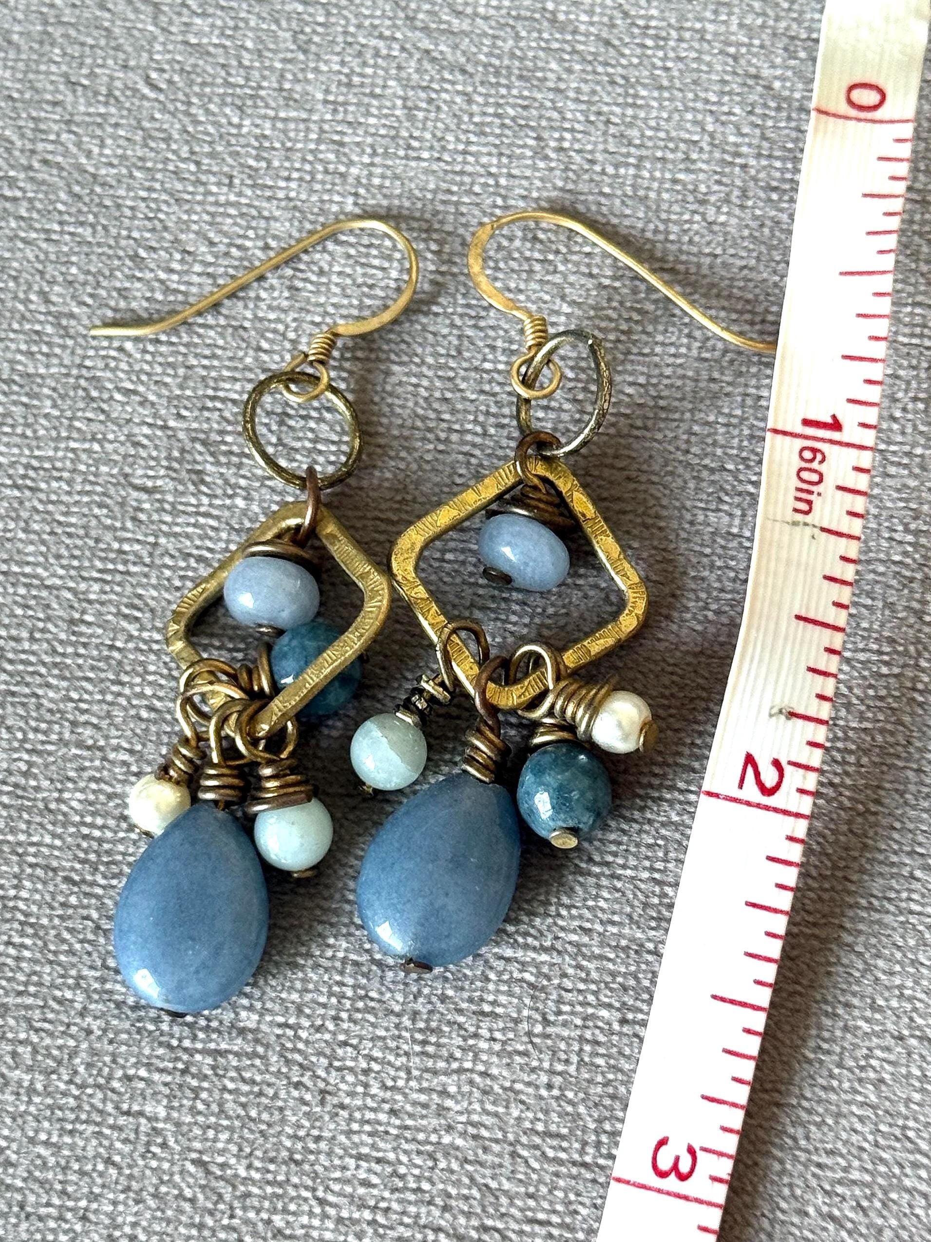 Arctic Muse Drop Earrings (Gold)