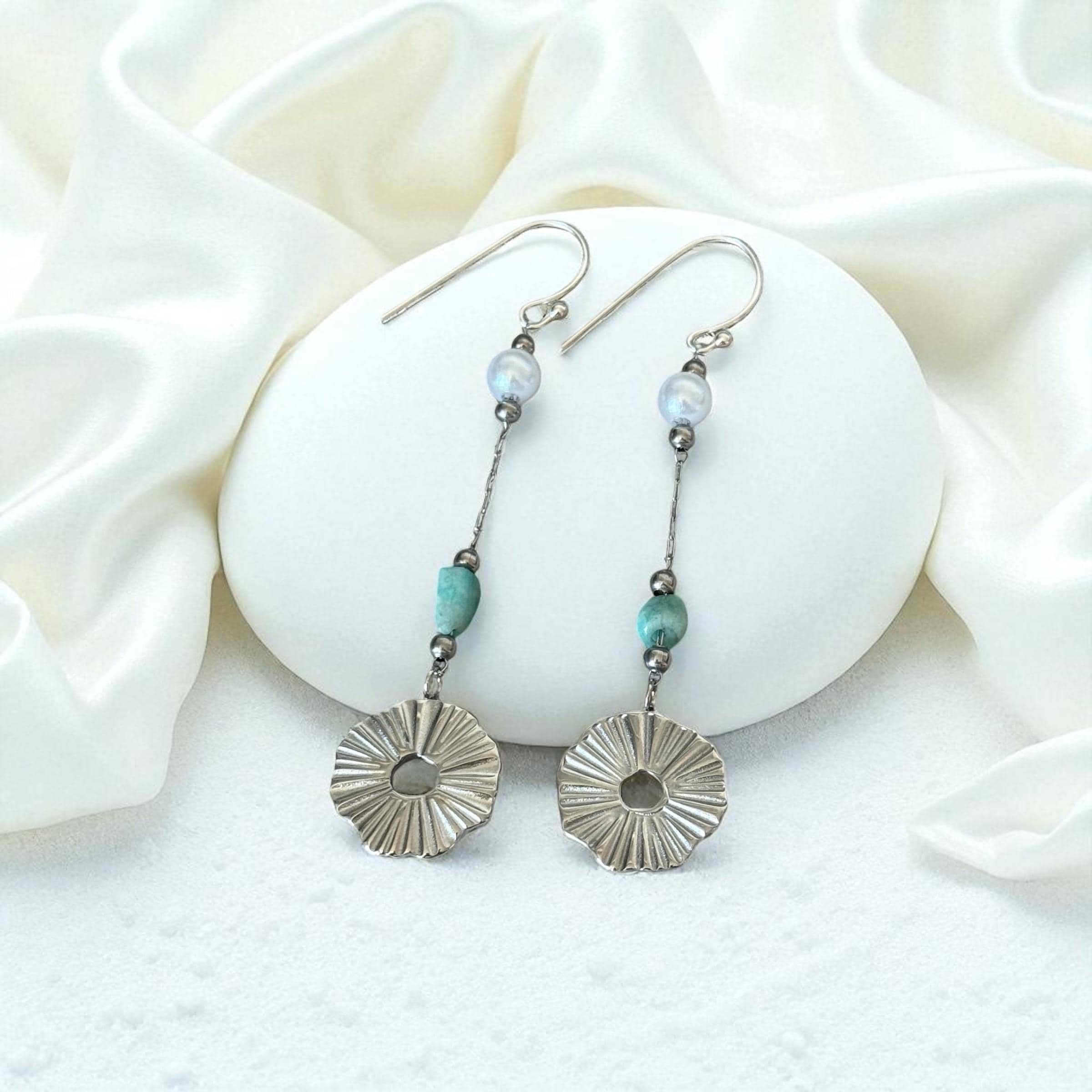 Lunar Tide Drop Earrings