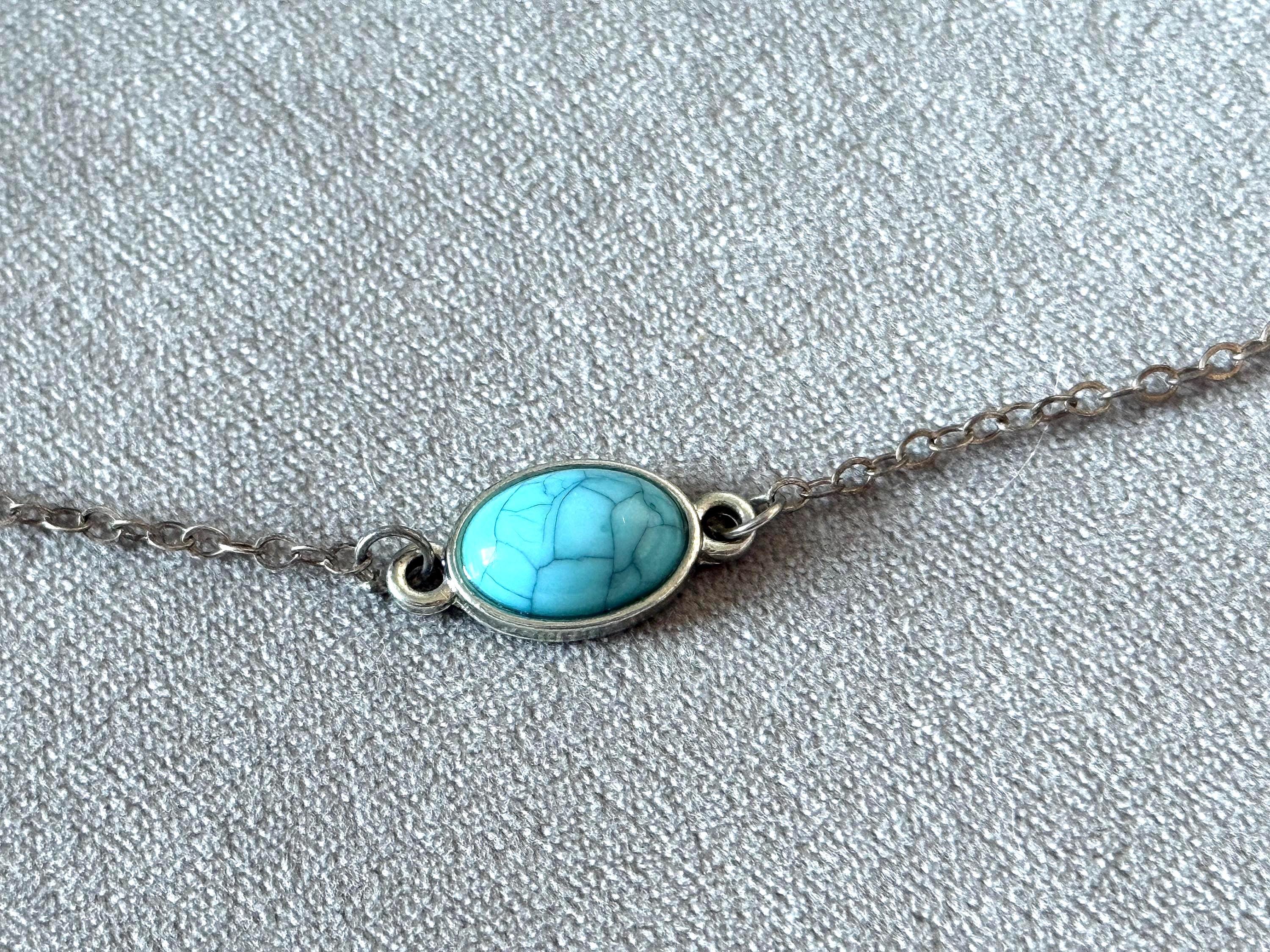 Celestial Vice: Cross Pendant in Turquoise Sky
