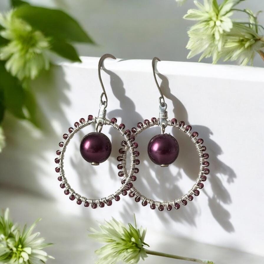 Velvet Orbit Earrings