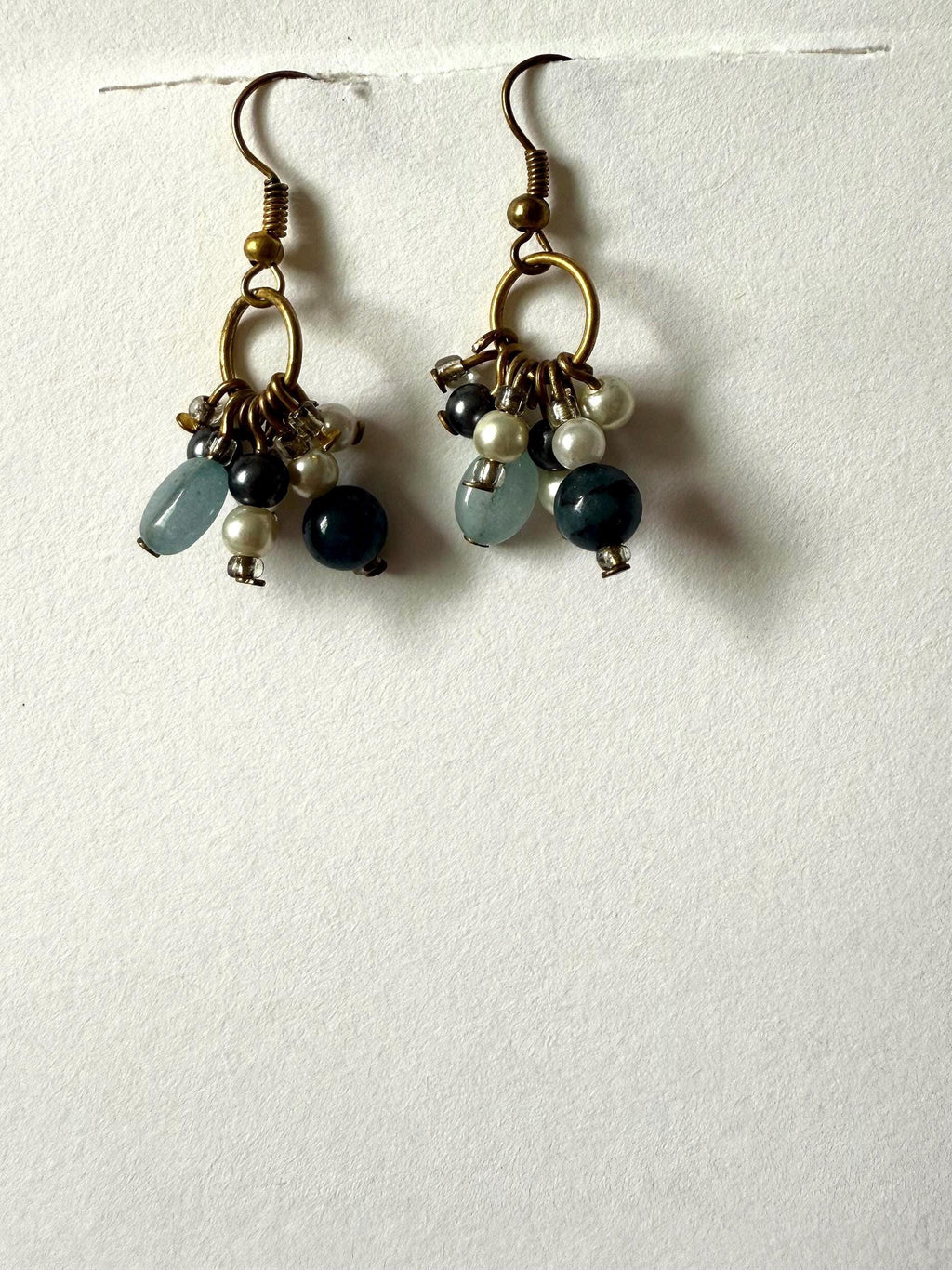 Storm Drop Cluster Earrings