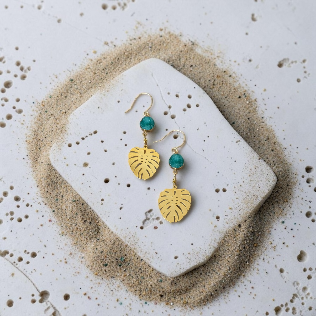 Aqua Afterglow Earrings