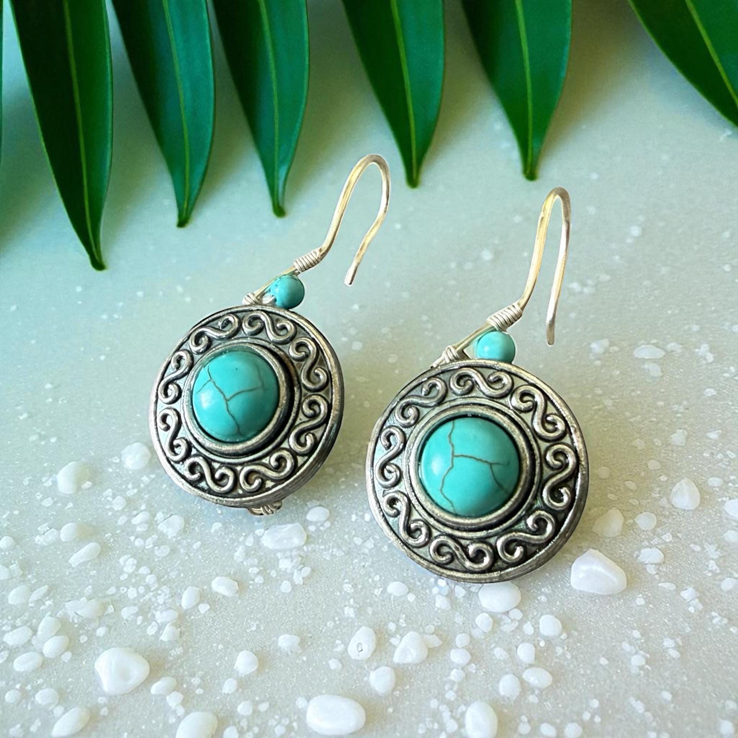 Turquoise Reverie Luxe Drop Earrings