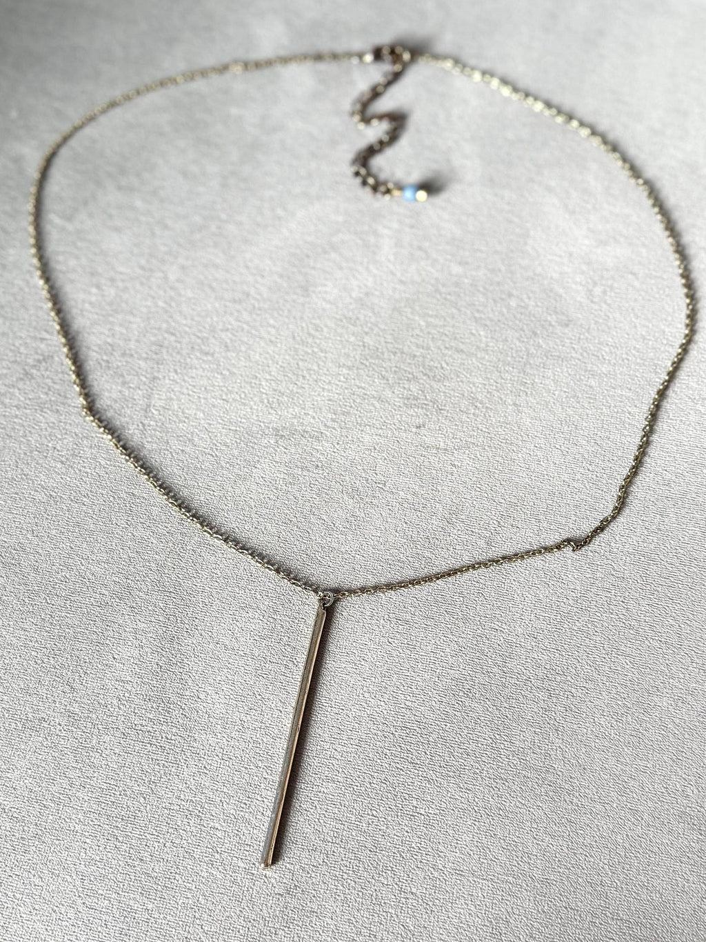 Linear and Long Luxe Necklace