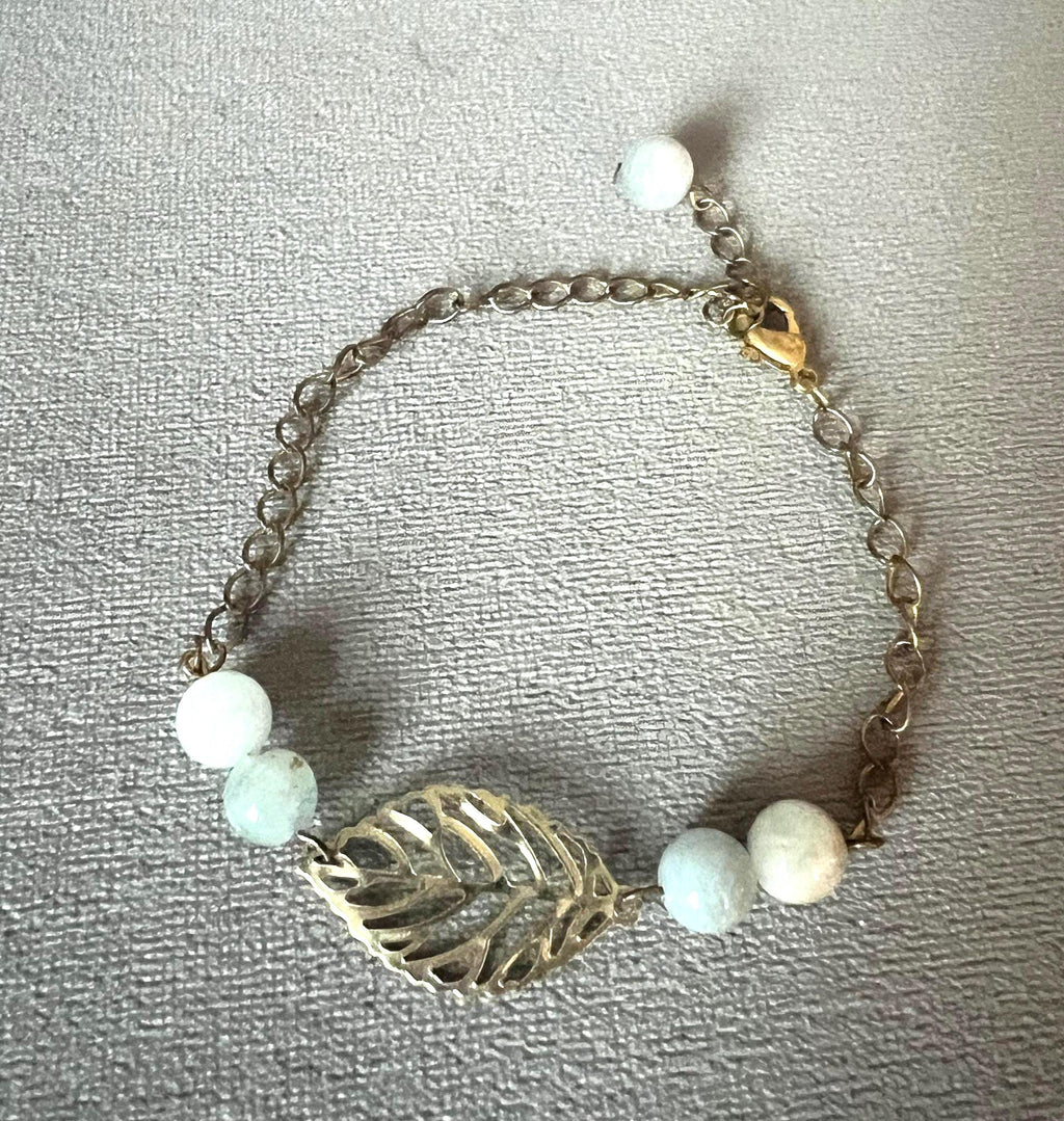 Subtle Gold Leaf Bracelet