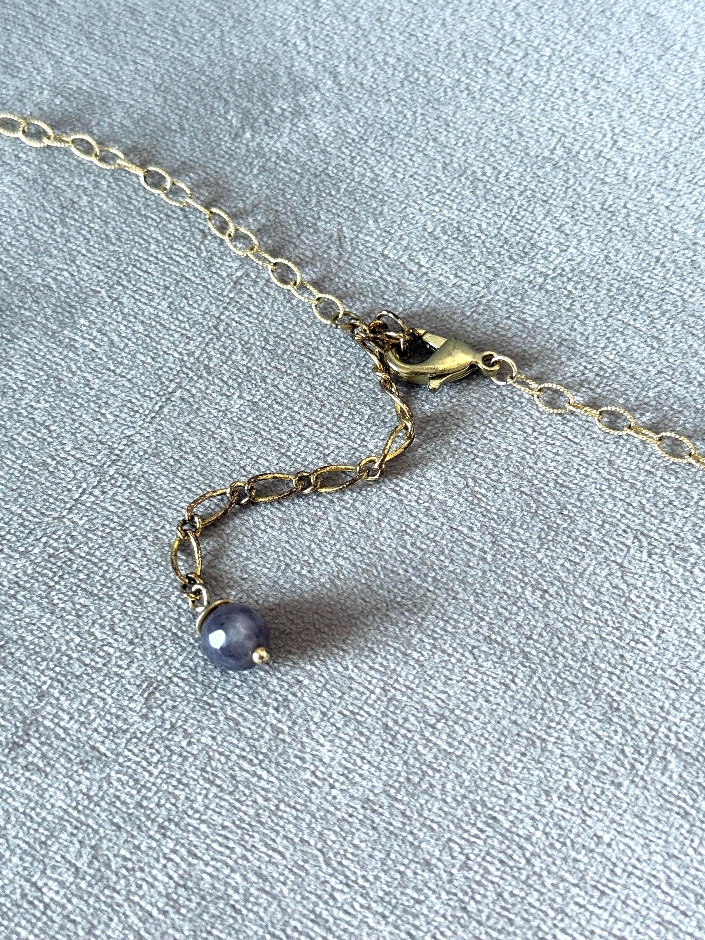 Obsidian Blade: Gilded Arrowhead Necklace