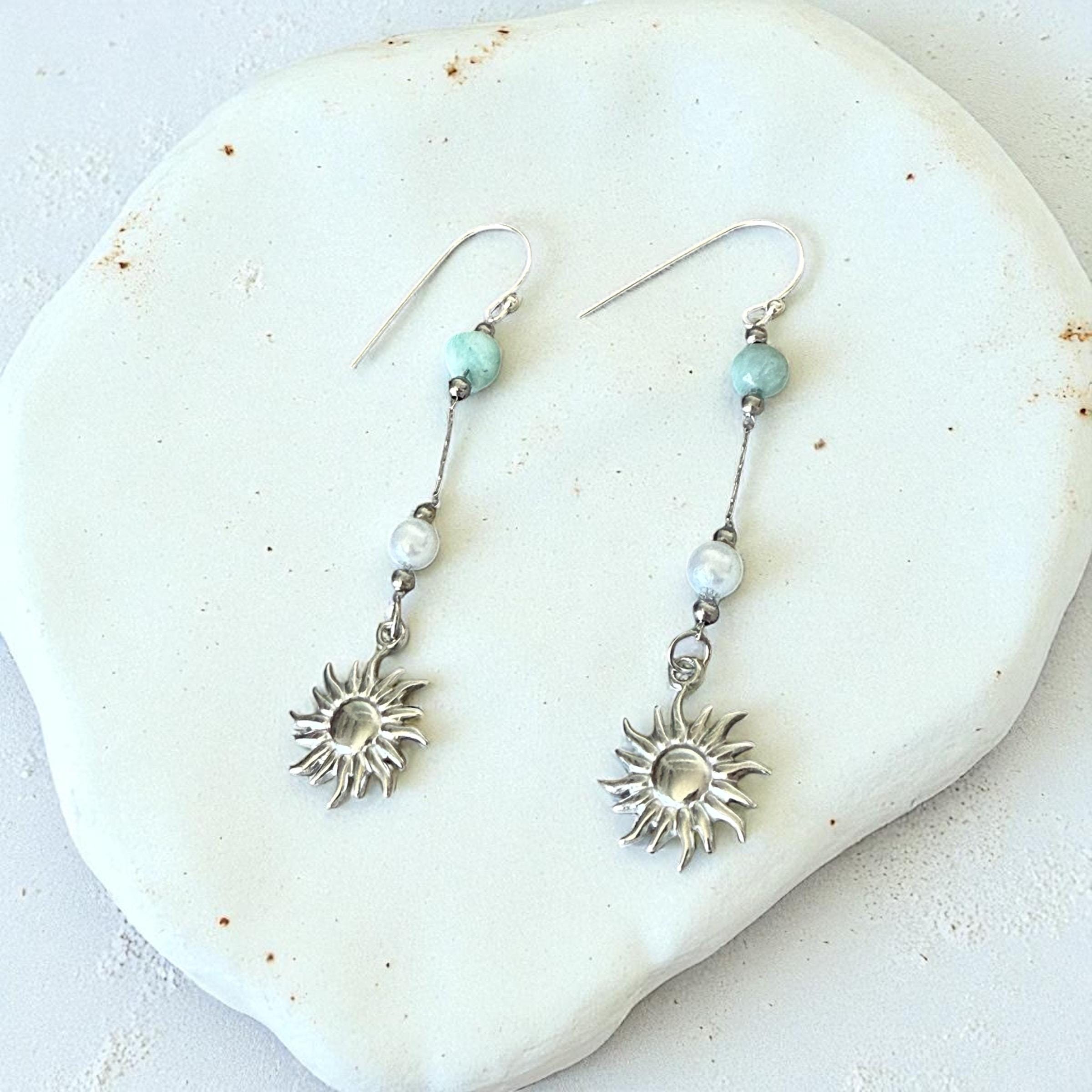 Celestial Horizon Drop Earrings