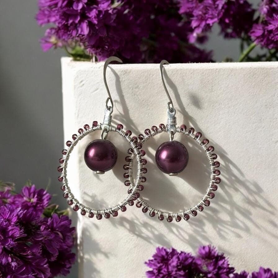 Velvet Orbit Earrings