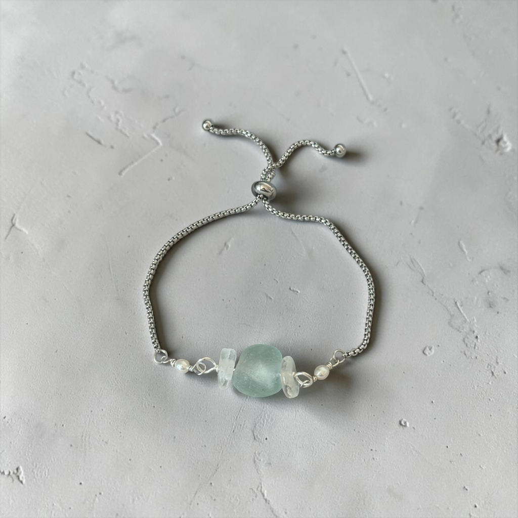 Ocean Core Slider Bolo Bracelet — Tidal Minimal Luxe
