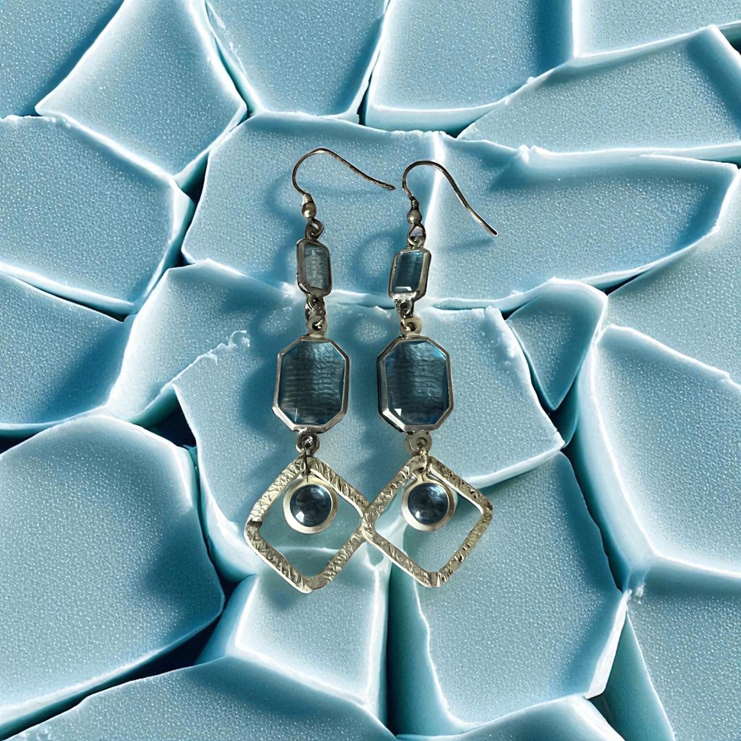 Blue Hour Statement Earrings