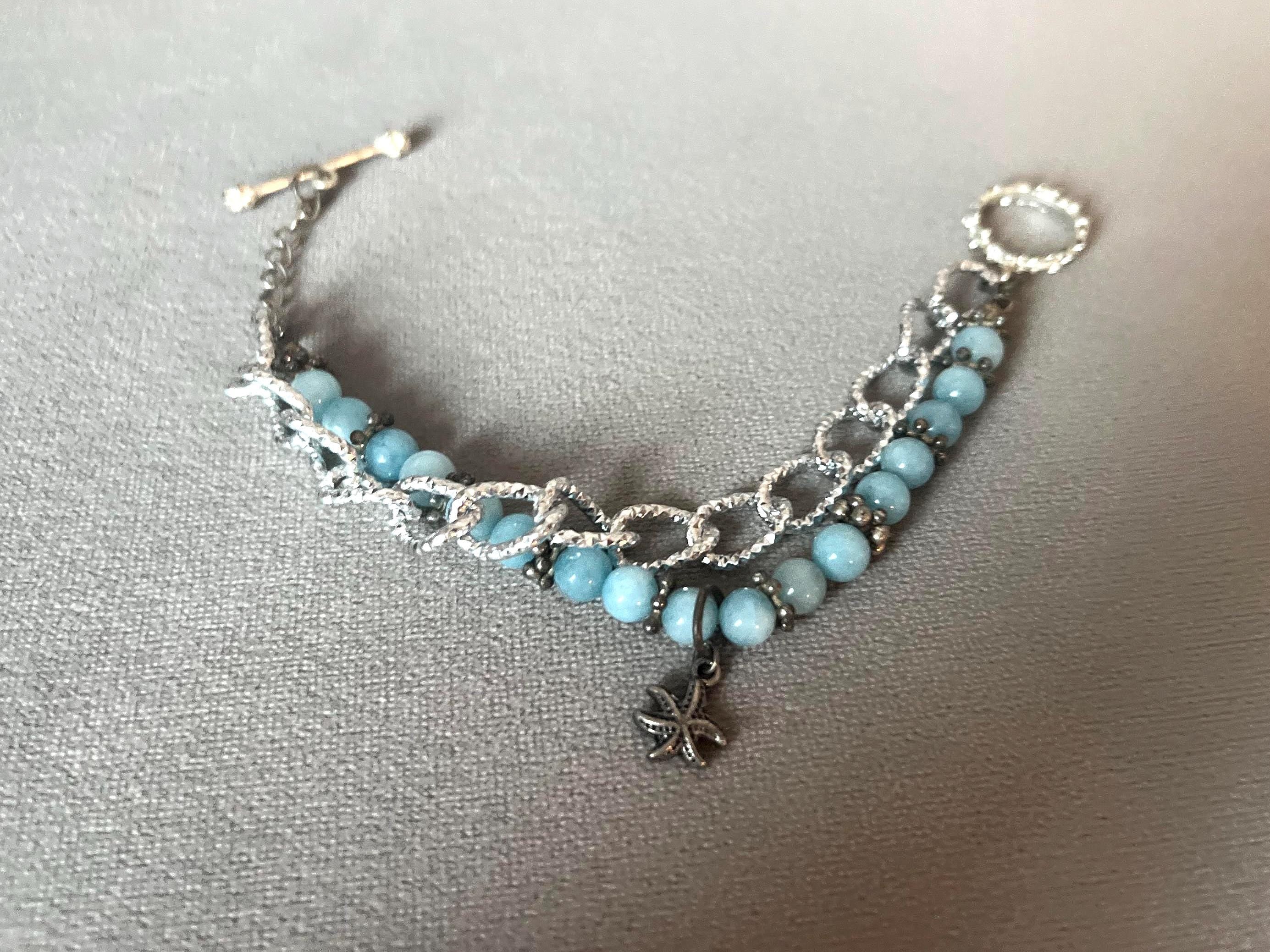 Ocean Chain Charm Bracelet