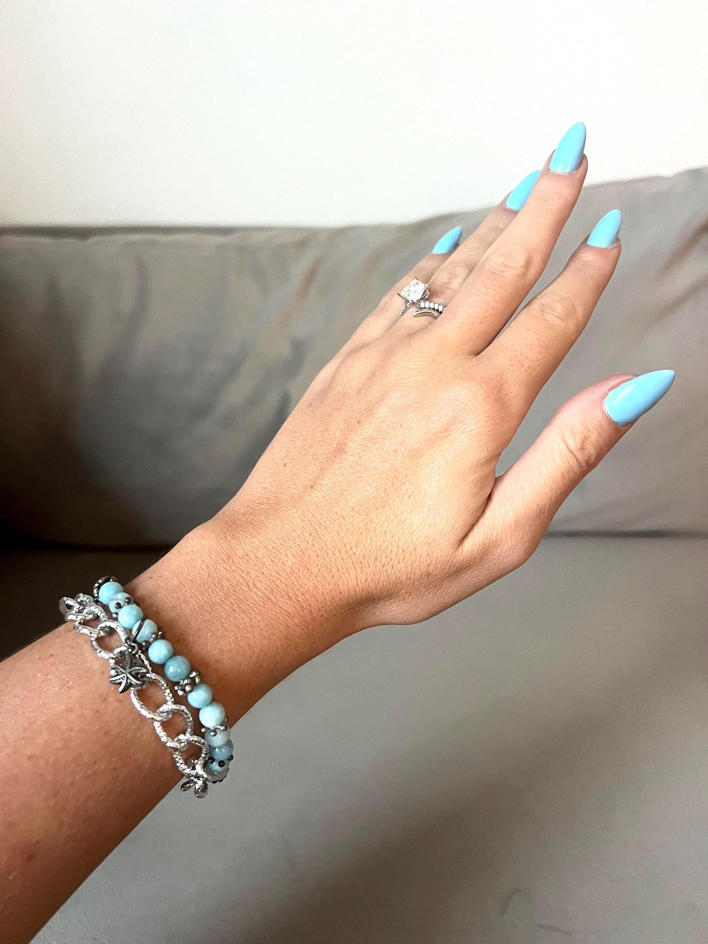 Ocean Chain Charm Bracelet