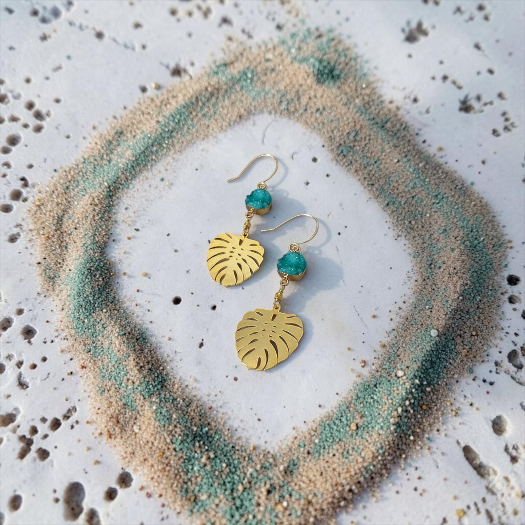 Aqua Afterglow Earrings
