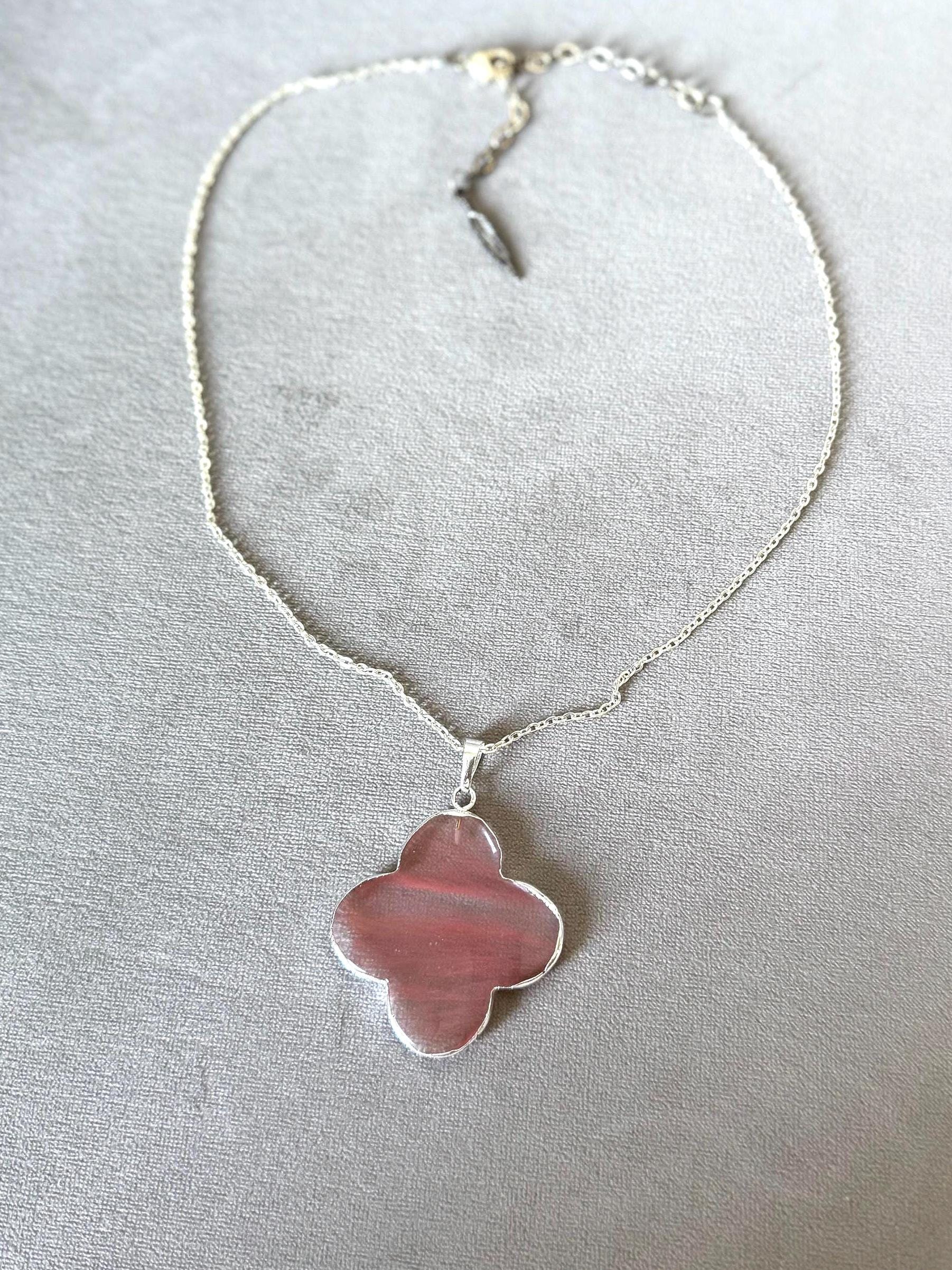 Long Desert Bloom Pendant Necklace