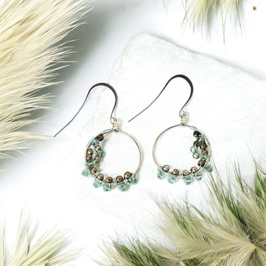 Verde Halo Hoops