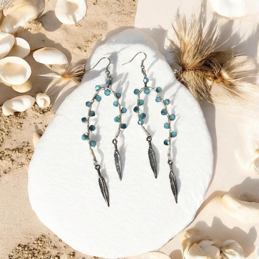 Sky Dancer Feather Earrings