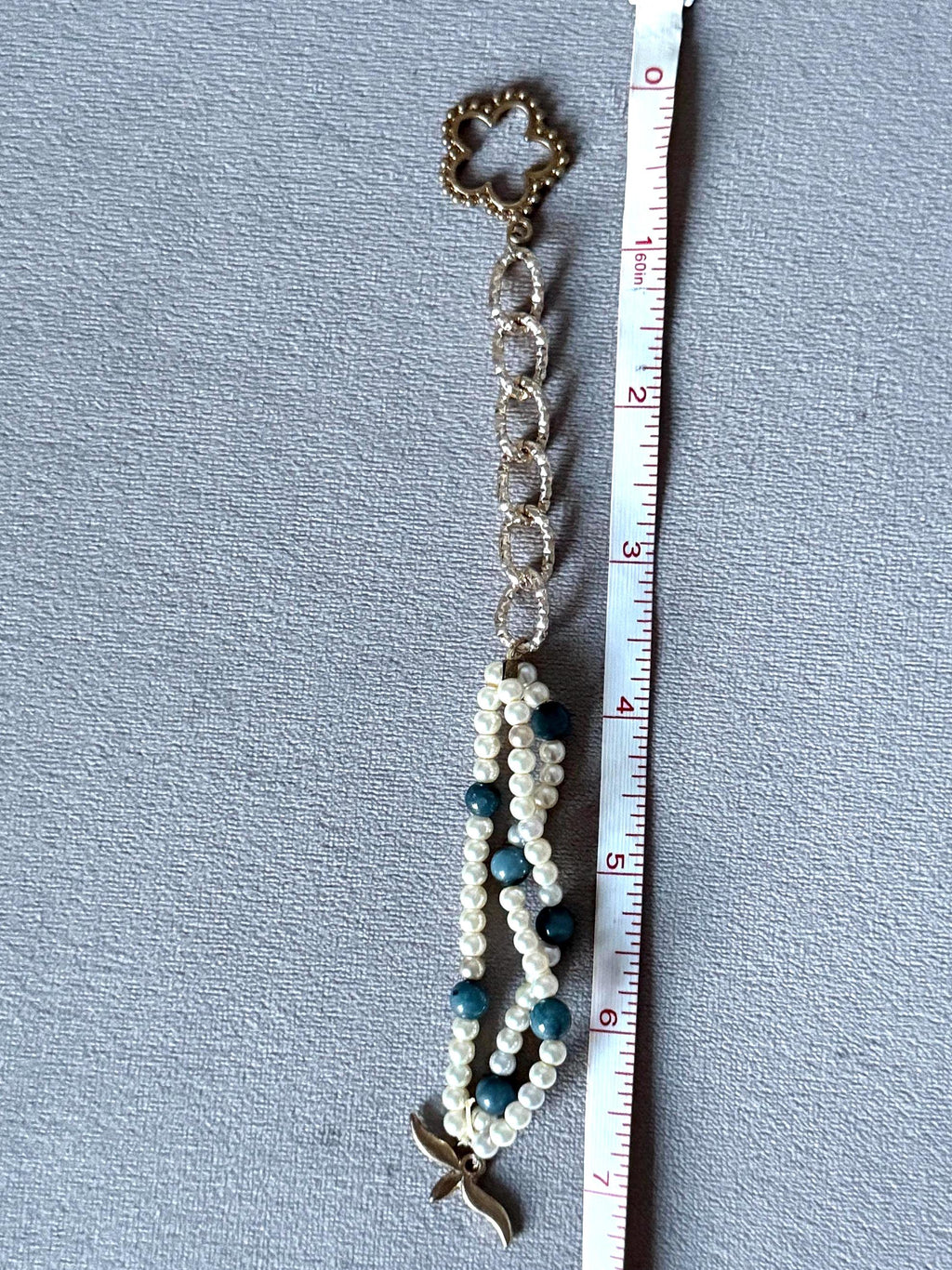 Ocean Edge Pearl Strand Bracelet