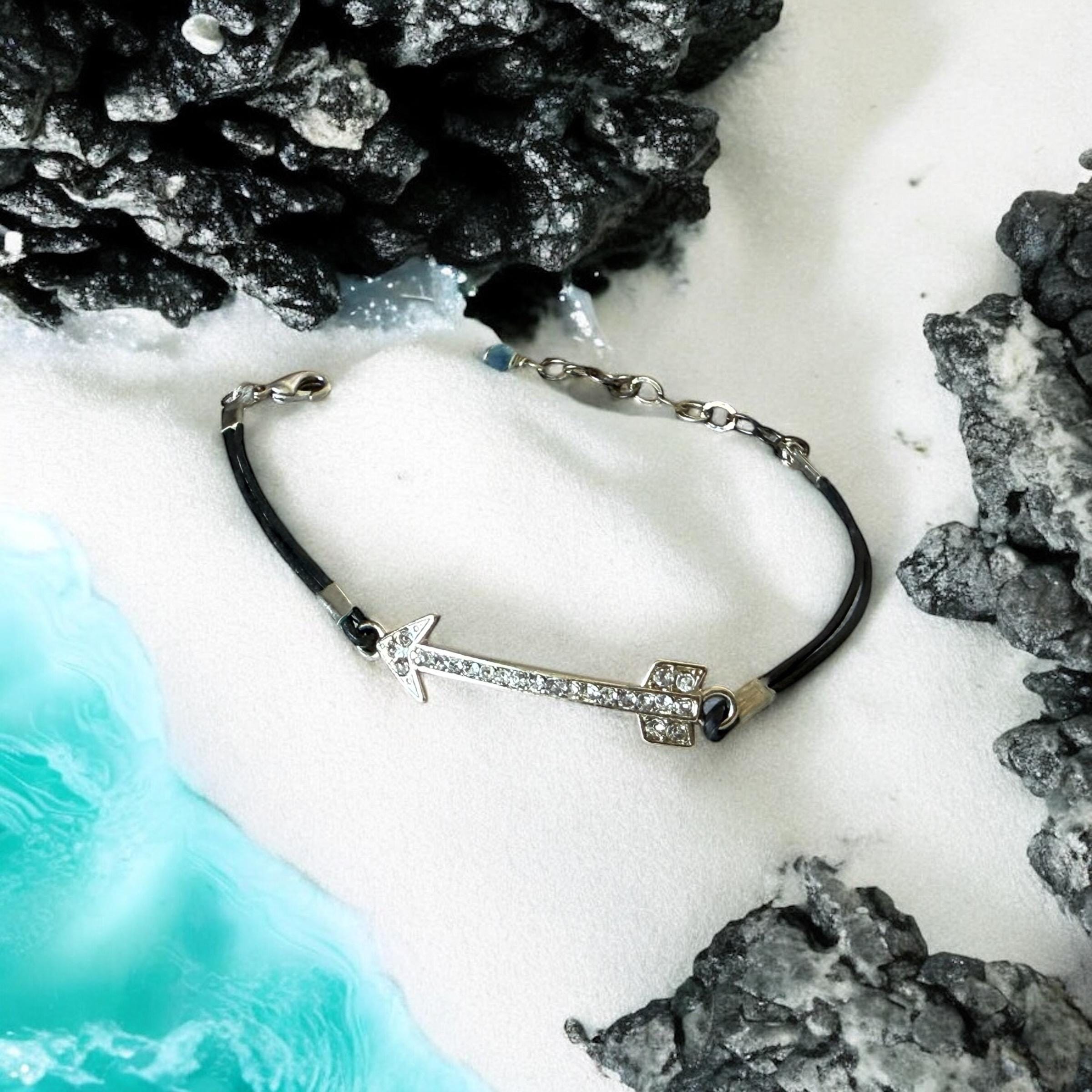 Dead Aim Crystal Arrow Bracelet