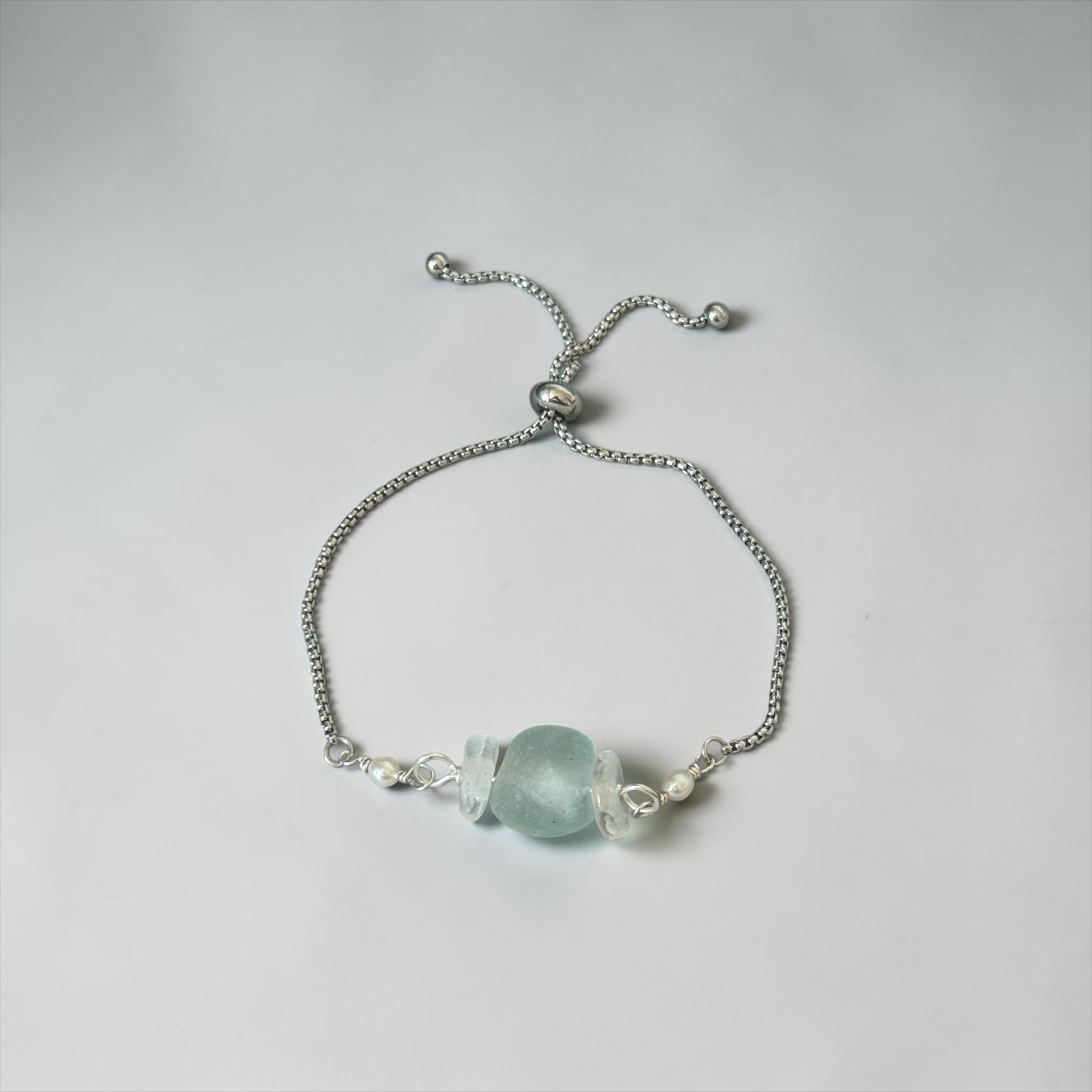 Ocean Core Slider Bolo Bracelet — Tidal Minimal Luxe