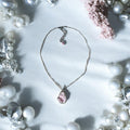 Blush Shard Crystal Ore Pendant Necklace
