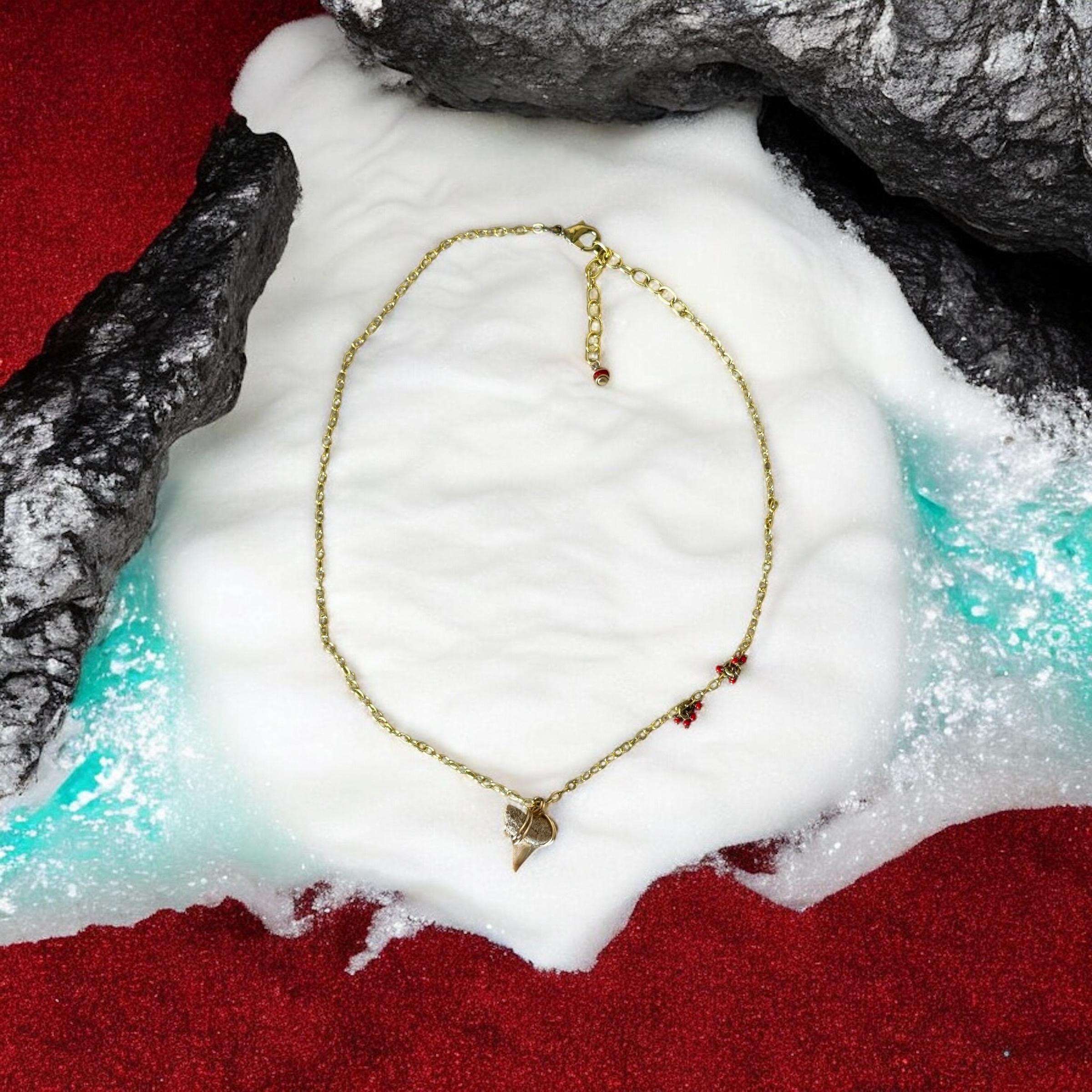 Blood Moon Shark Tooth Necklace