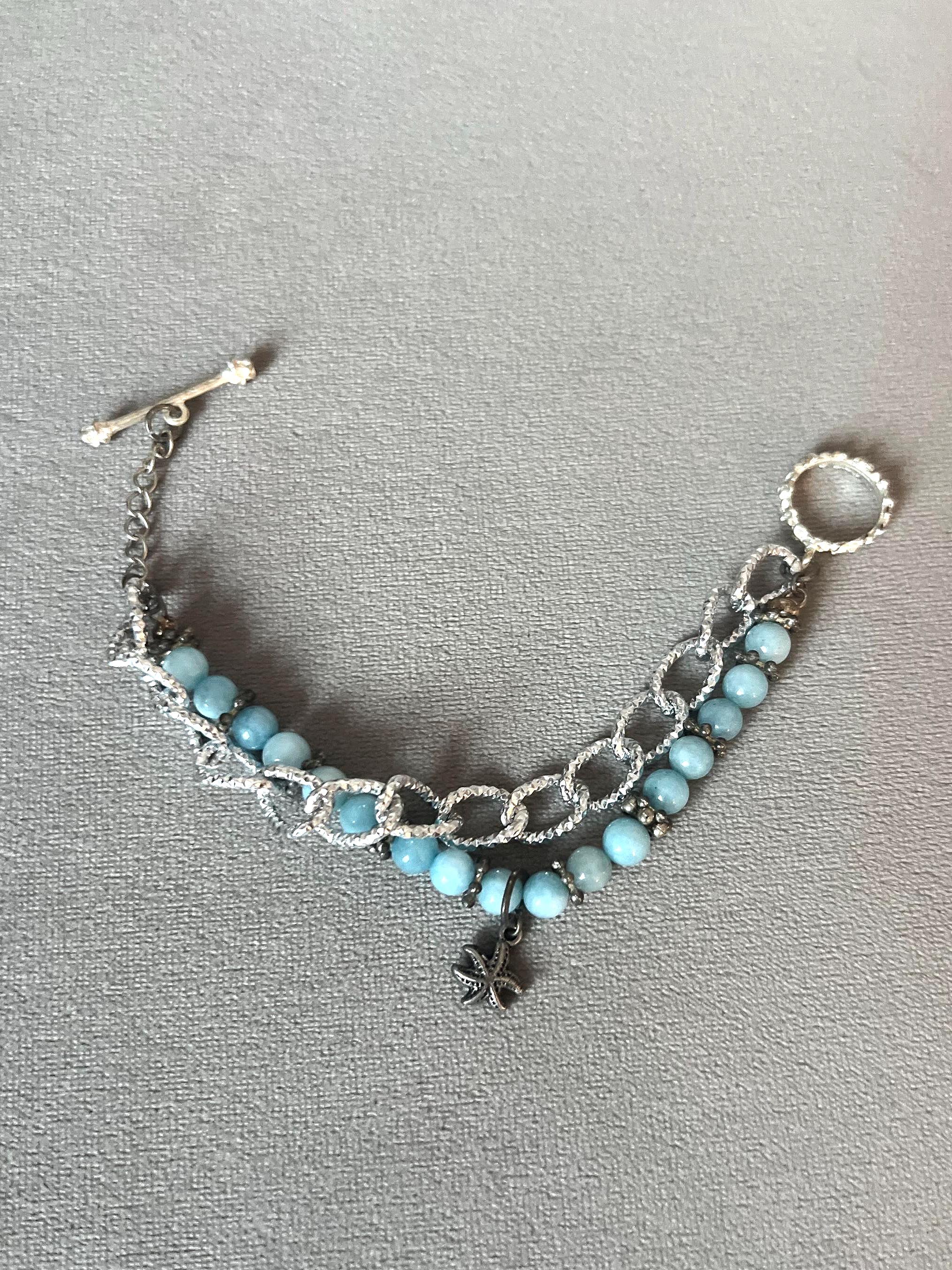 Ocean Chain Charm Bracelet