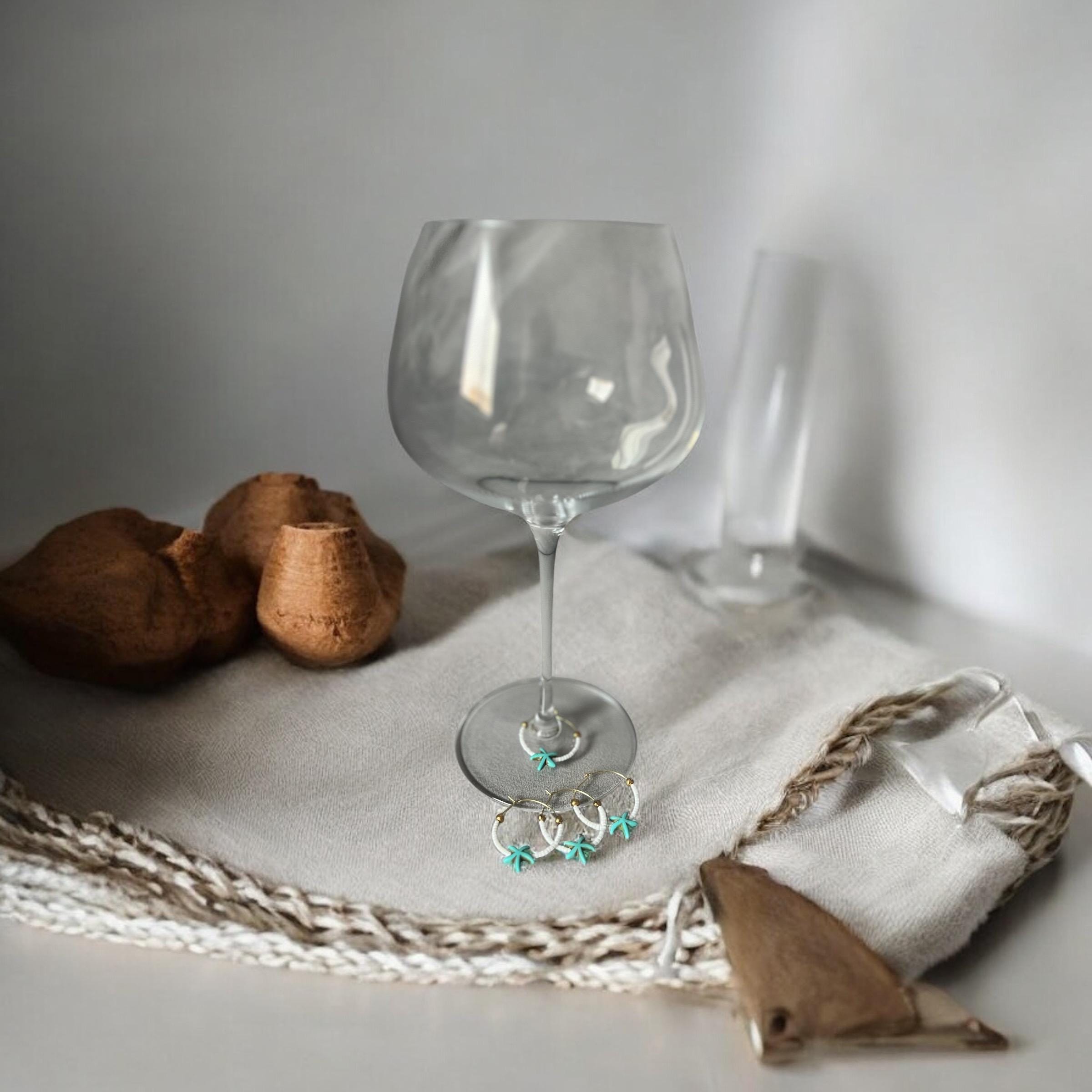 Sea Sip Starfish Wine Charms – Set of 4