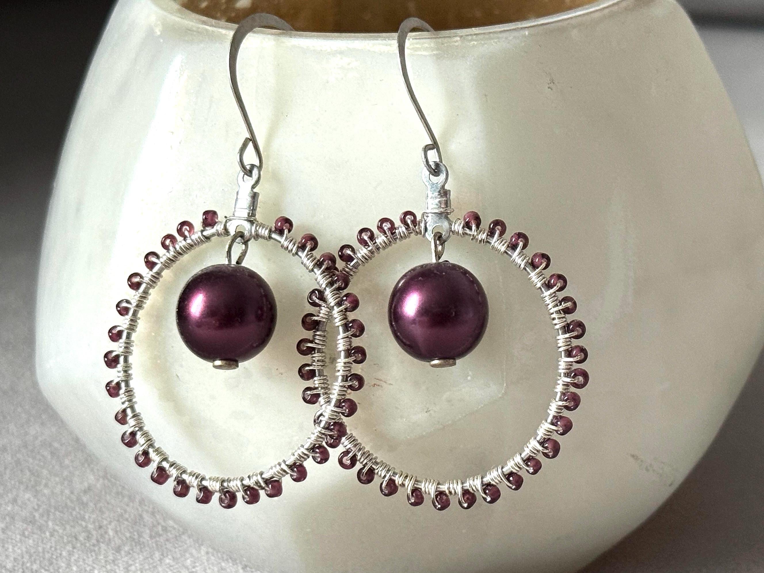 Velvet Orbit Earrings