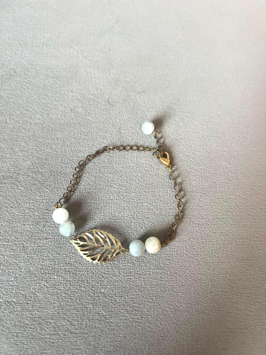 Subtle Gold Leaf Bracelet