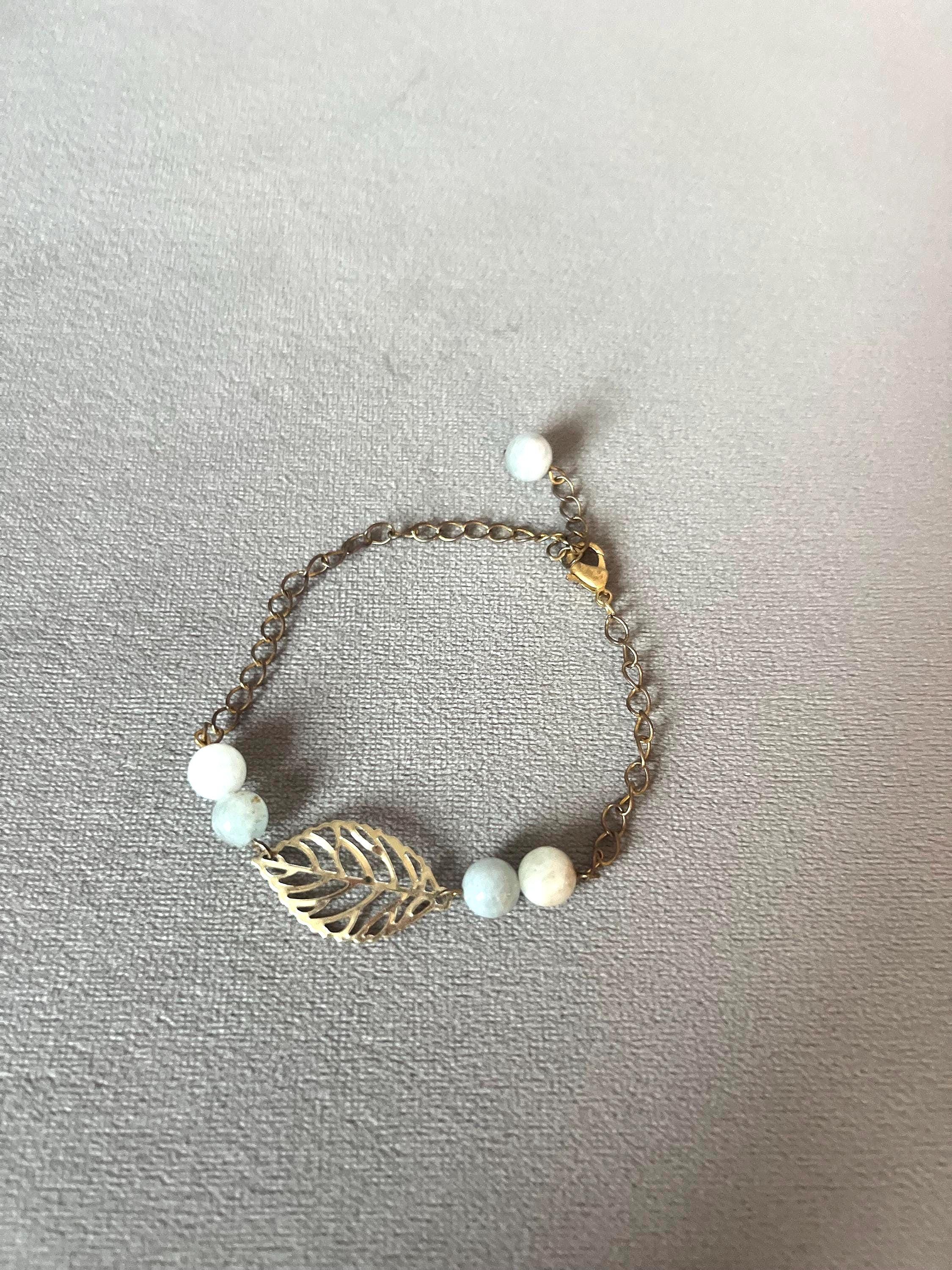 Subtle Gold Leaf Bracelet