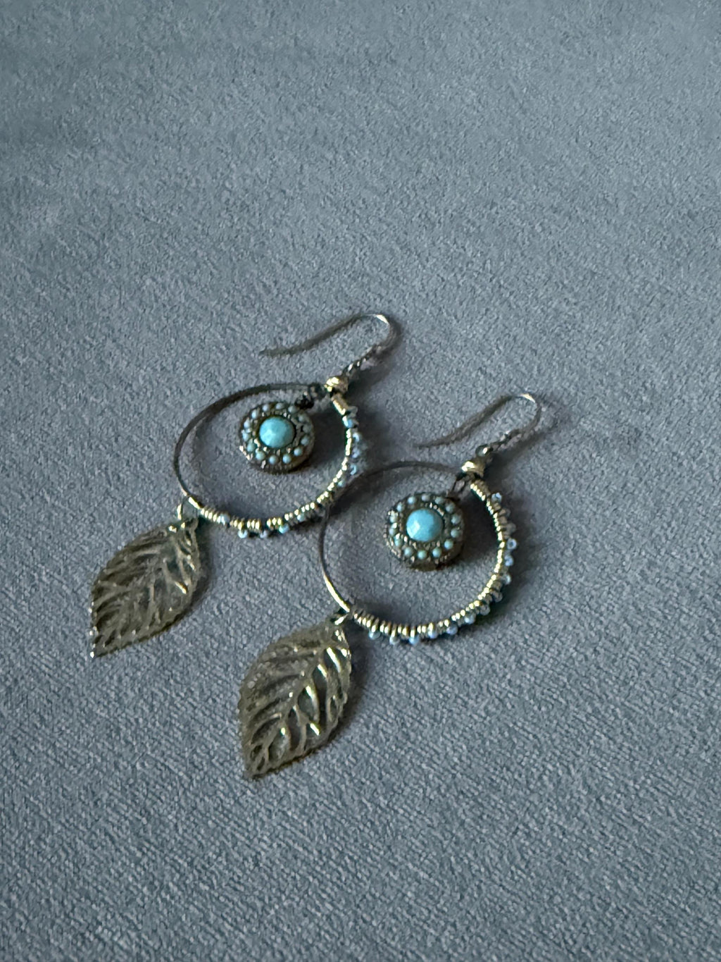 Azure Driftleaf Hoops