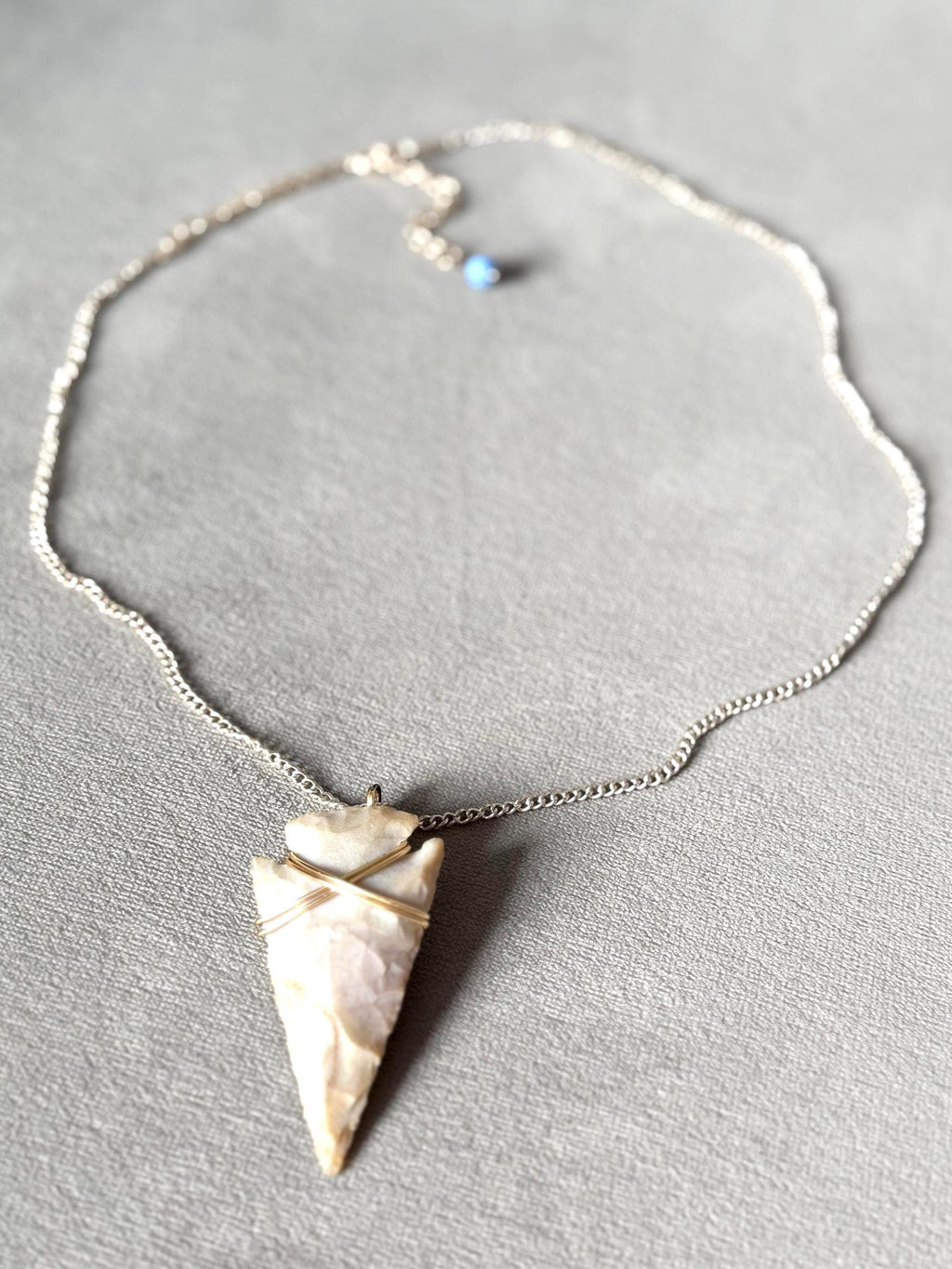Stone Ritual Arrowhead Necklace