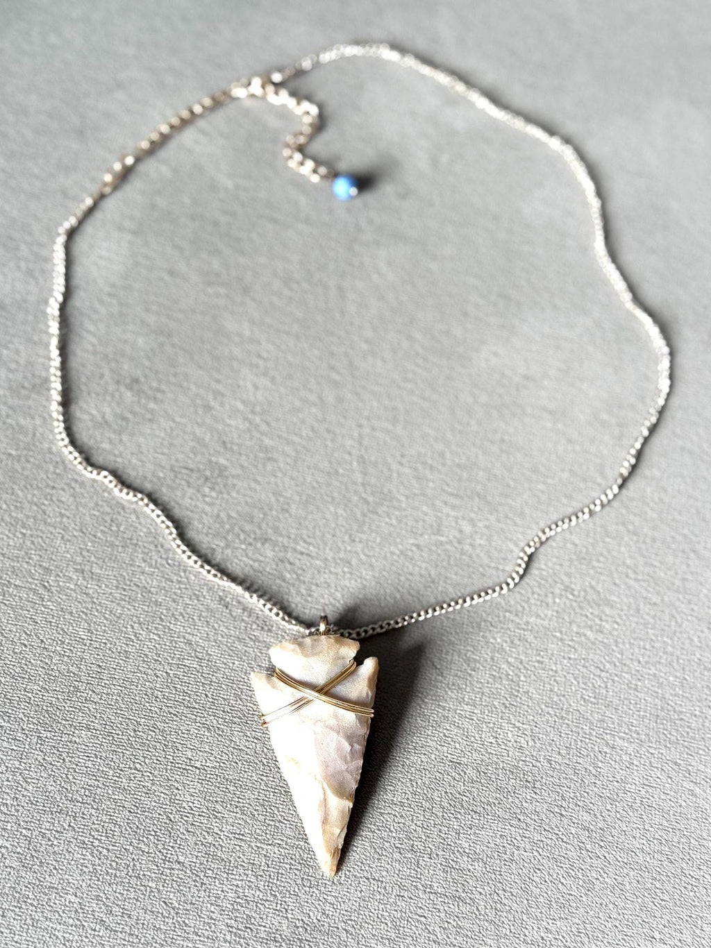 Stone Ritual Arrowhead Necklace