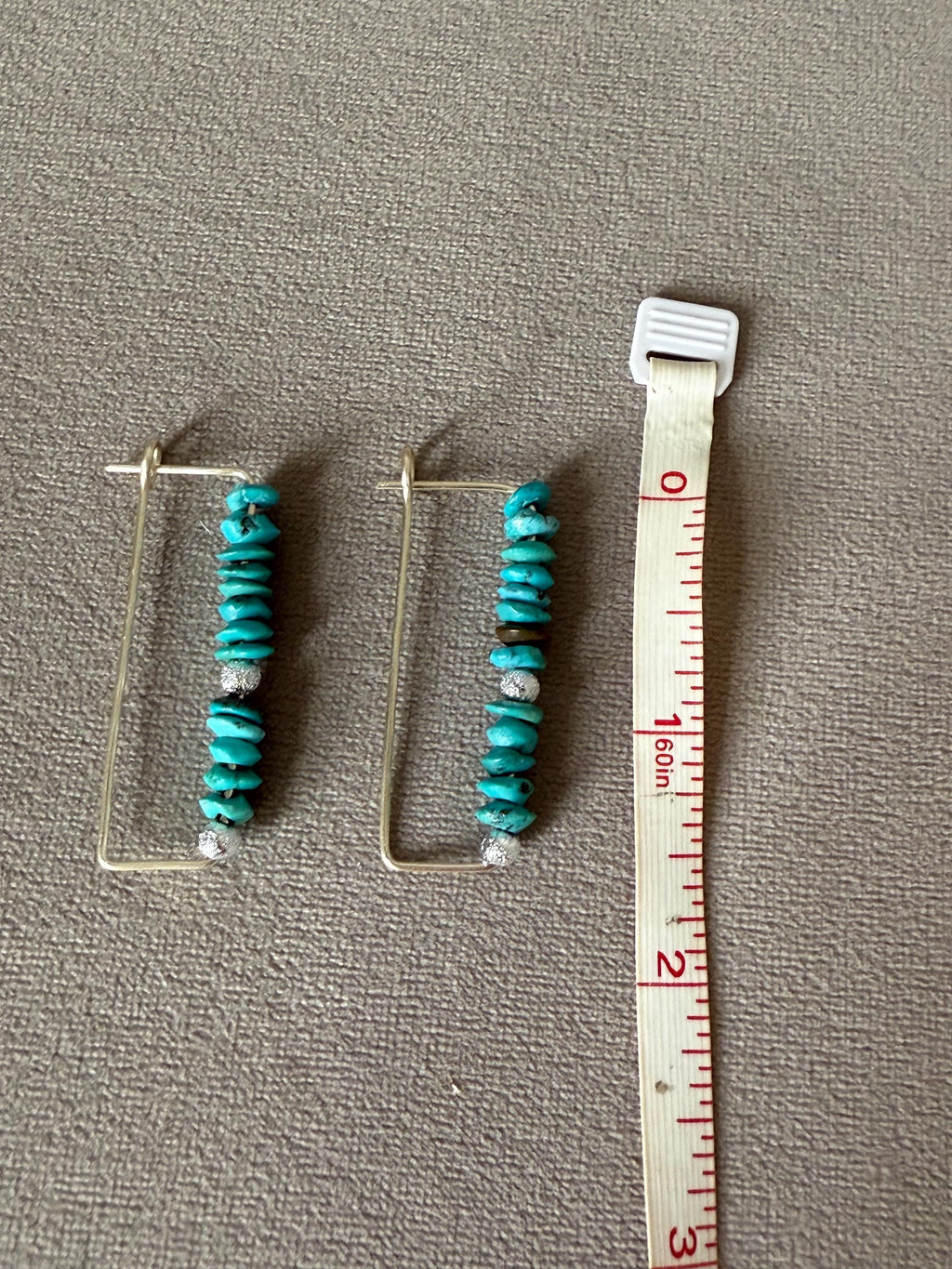 Azure Edge Statement Geometric Earrings