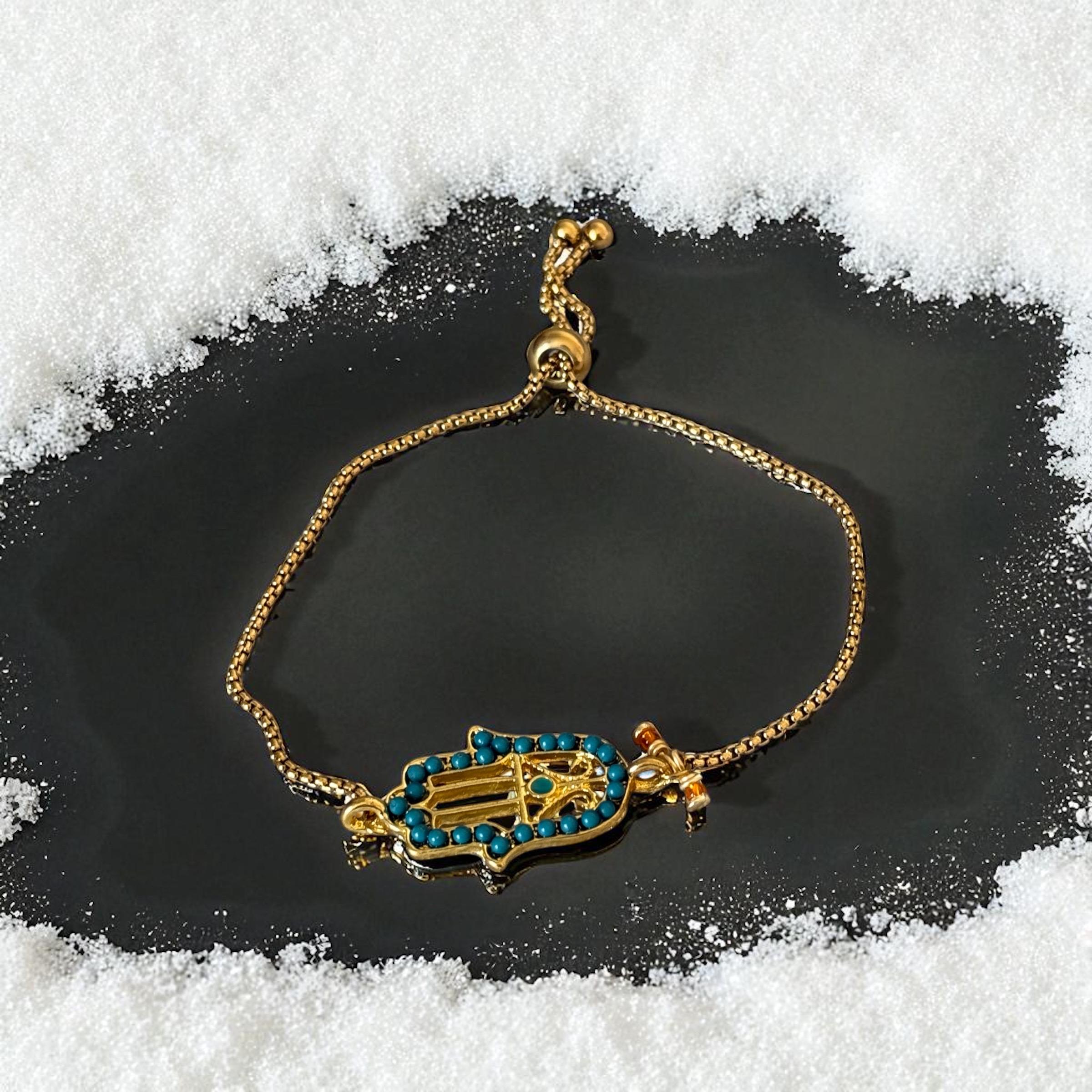 Celeste Hamsa Protection Bracelet