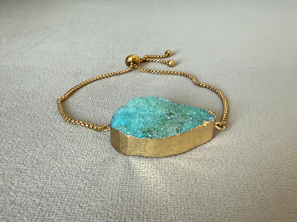 Aurora Tide Gem Bolo Chain Bracelet