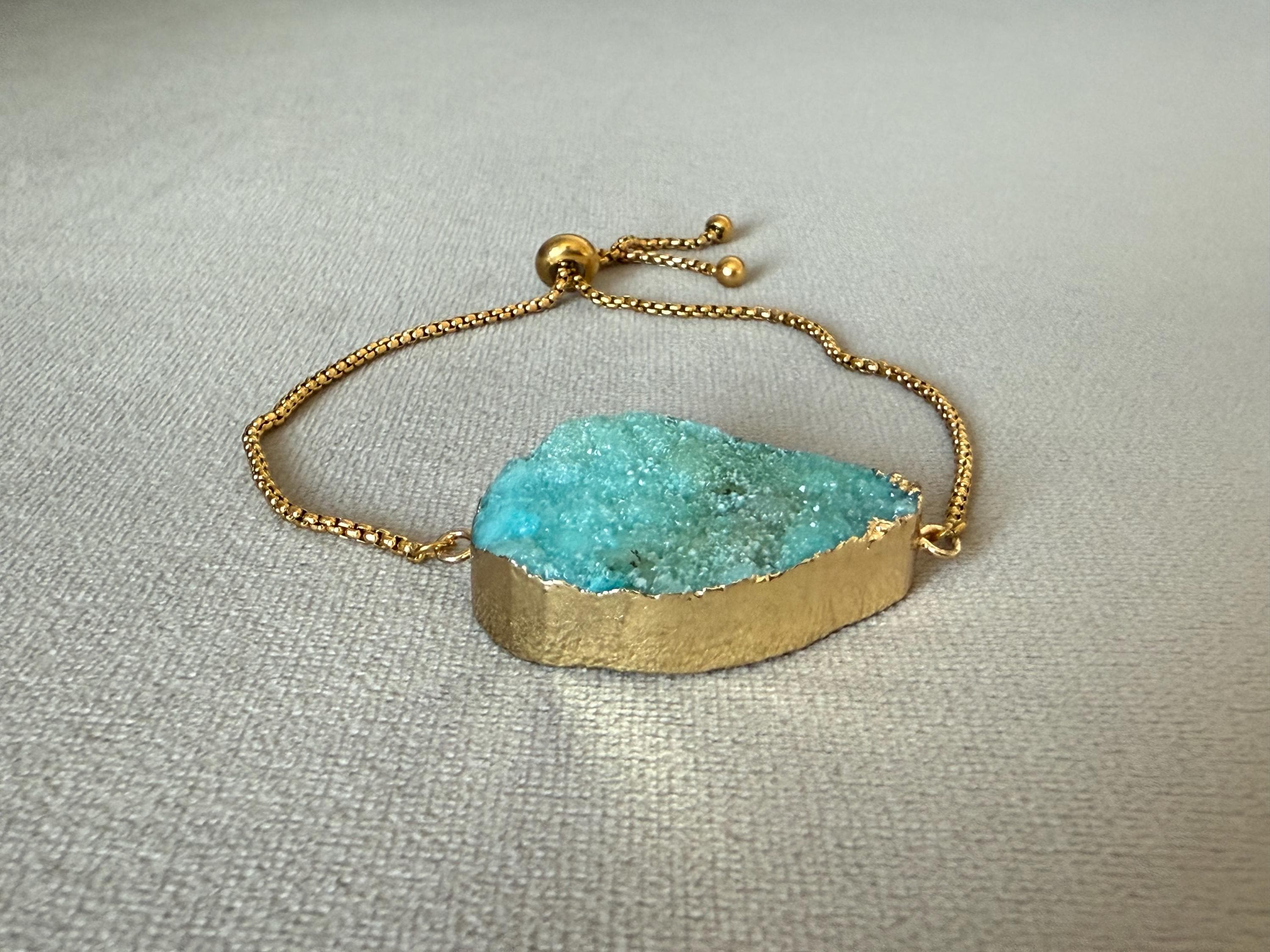 Aurora Tide Gem Bolo Chain Bracelet